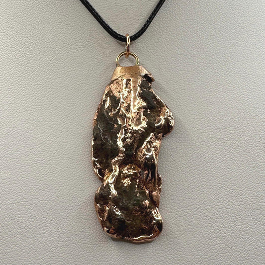 Copper Nugget Pendant, Copper Pendant, Michigan Copper, Michigan Float Copper, Handmade Pendant, Michigan Gift, Copper Jewelry, 27.42 grams