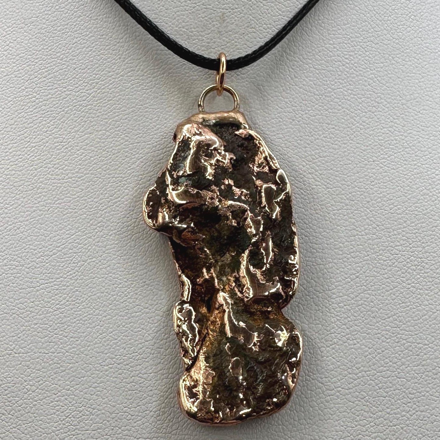 Copper Nugget Pendant, Copper Pendant, Michigan Copper, Michigan Float Copper, Handmade Pendant, Michigan Gift, Copper Jewelry, 27.42 grams