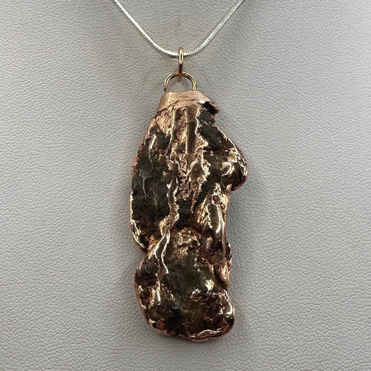 Copper Nugget Pendant, Copper Pendant, Michigan Copper, Michigan Float Copper, Handmade Pendant, Michigan Gift, Copper Jewelry, 27.42 grams