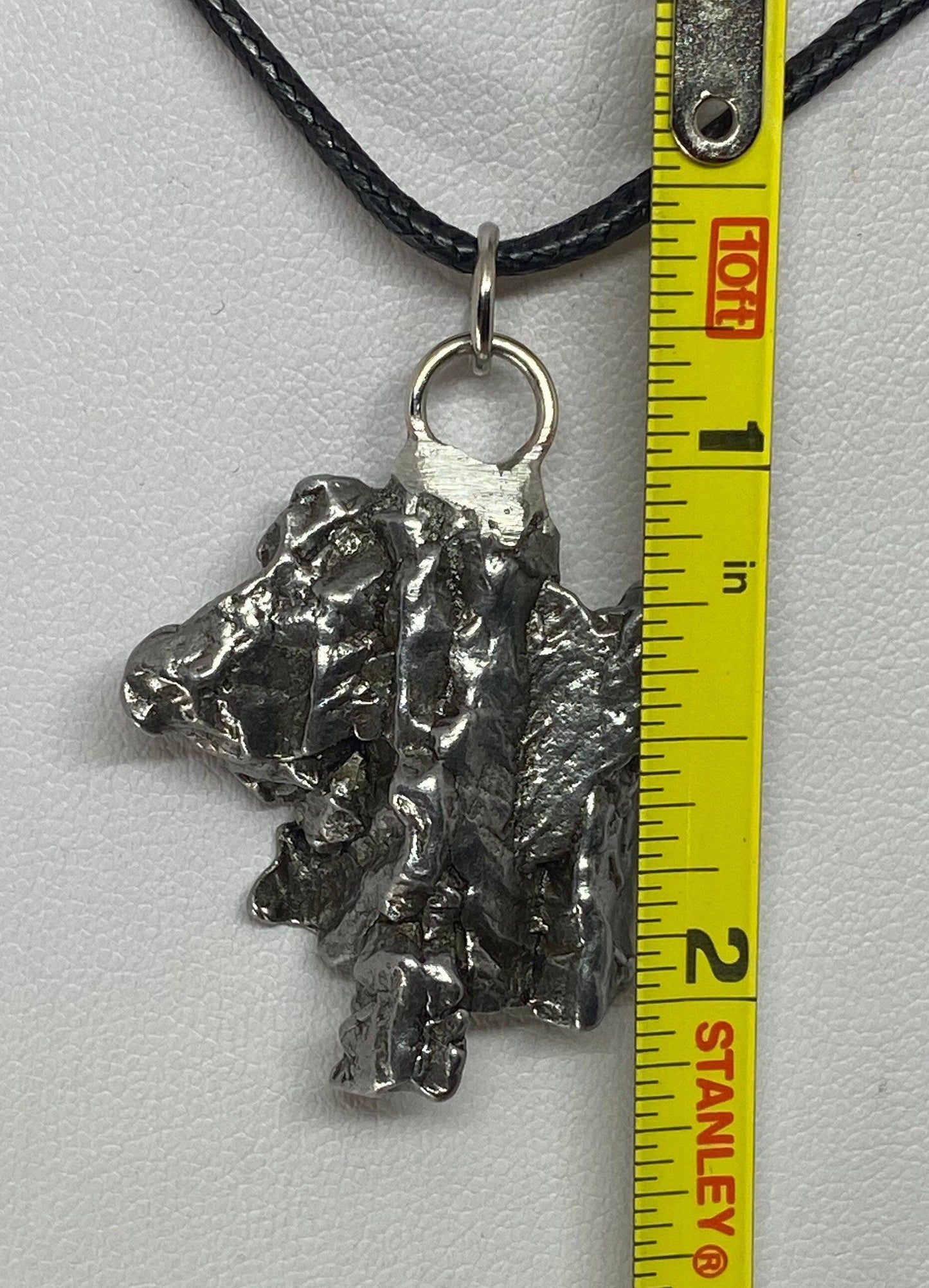 Meteorite Campo del Cielo Pendant 18.67 grams, Beautiful and unique meteorite formation, a gift from the cosmos