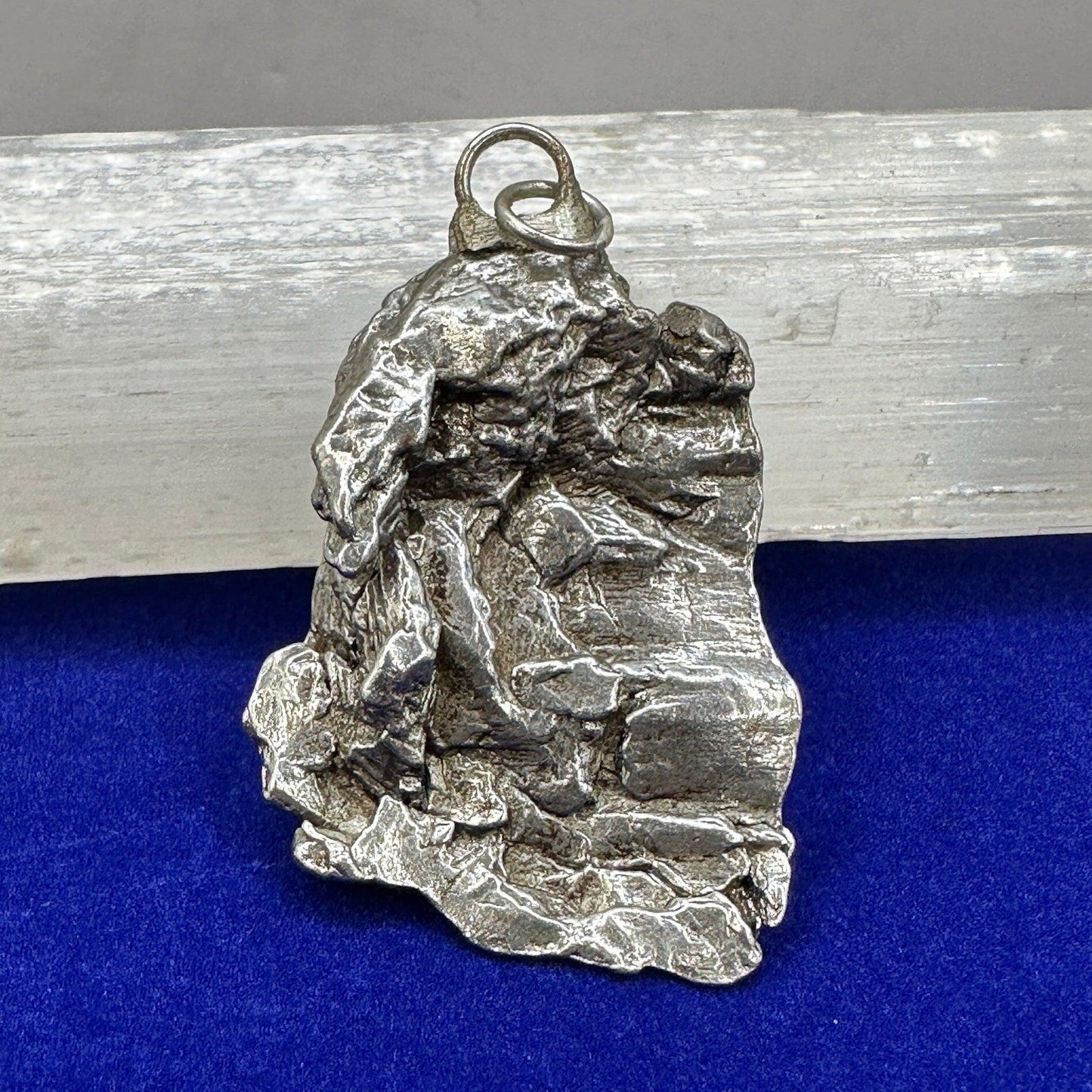 Beautiful Meteorite Campo del Cielo Pendant 38.01 grams, Astronomy Gift, Authentic Meteorite, Meteorite Jewelry, Meteorite Pendant, COA