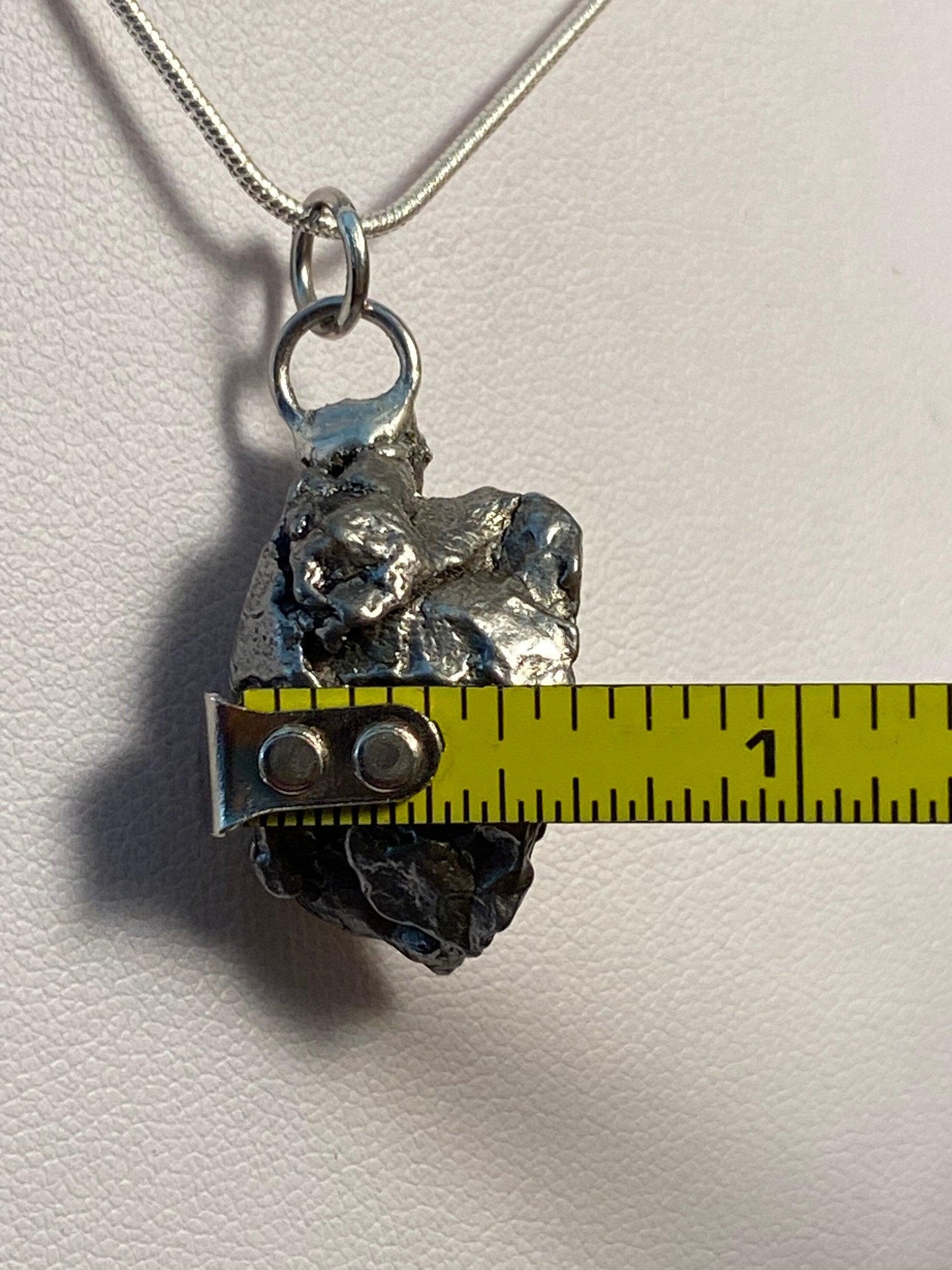 Meteorite Campo del Cielo Pendant, Astronomy Gift, Iron Meteorite, Handmade Pendant, Space Gift, Meteorite Jewelry, 13.19 Grams