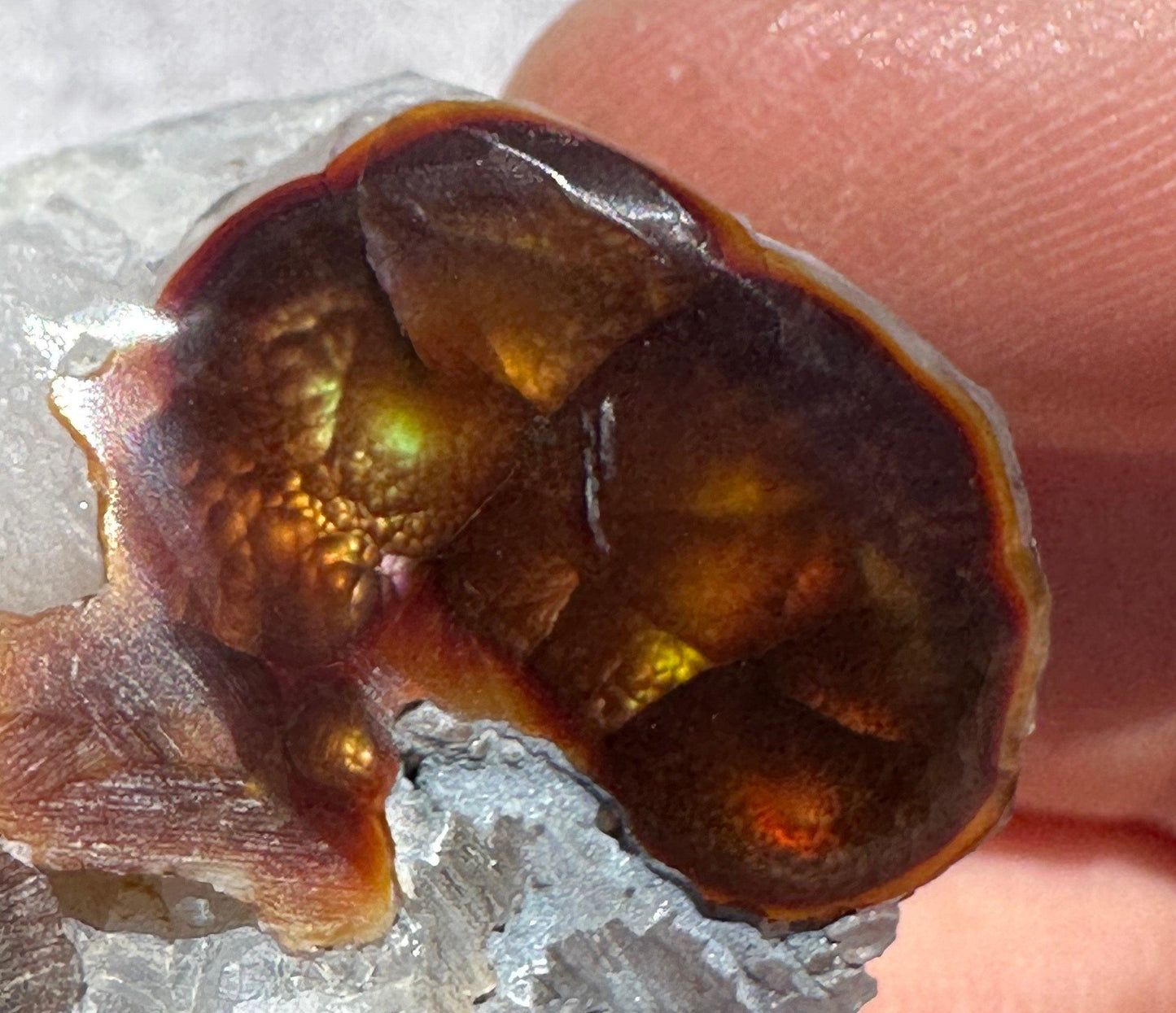 Fire Agate from Mexico, Fire Agate, Green and Red, Sexual Energy, Will Power, Agate, Reiki, 31.88 grams|159.4 carats