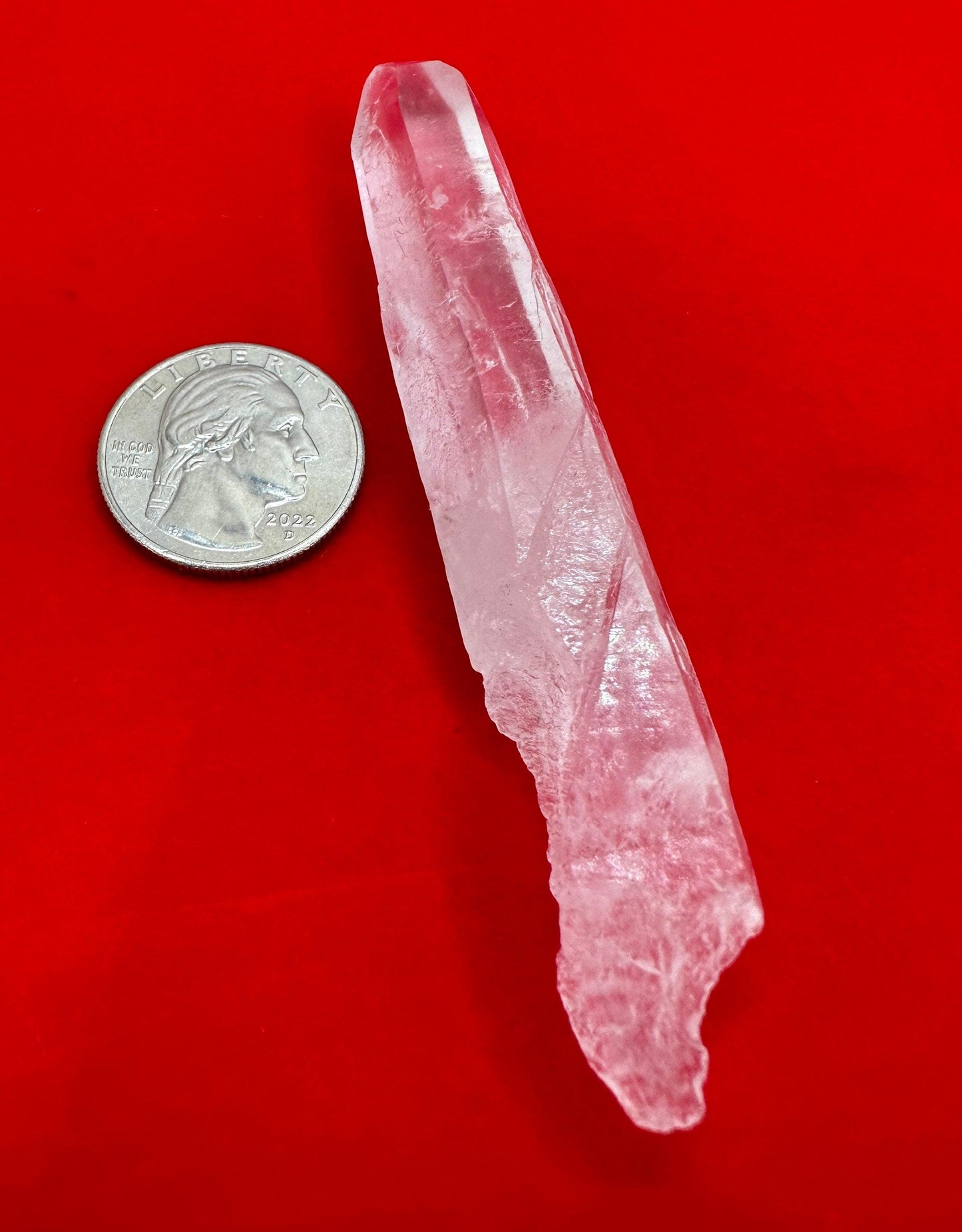 Laser Wand Crystal, Rare Crystal, healing on all levels, Meditation, Reiki, Energy Healing, Rock Collection, Crystals, 27.49 grams