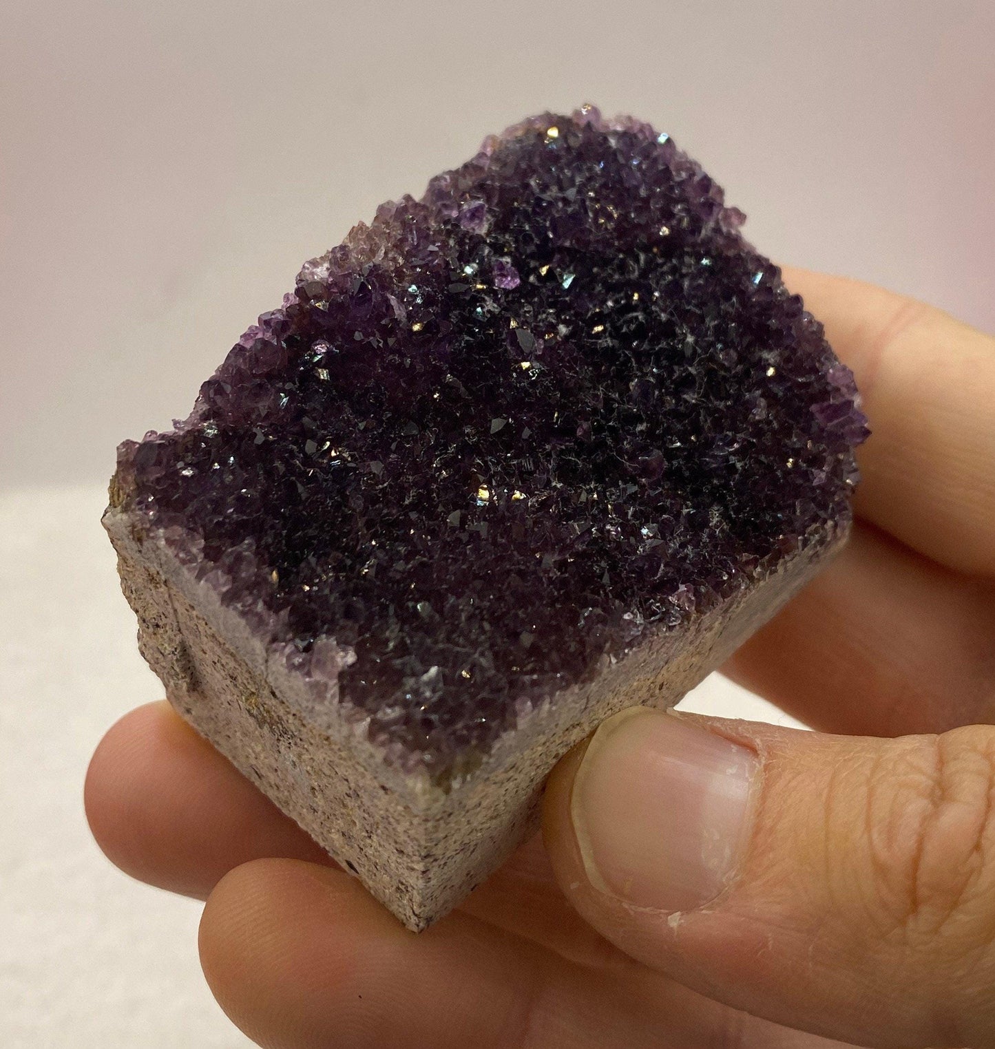 Deep Purple Amethyst Crystal, AAA+ Turkish Amethyst, Crystals, Alacam Mine, Crystal Collection, Crown Chakra, Turkey, 138 grams