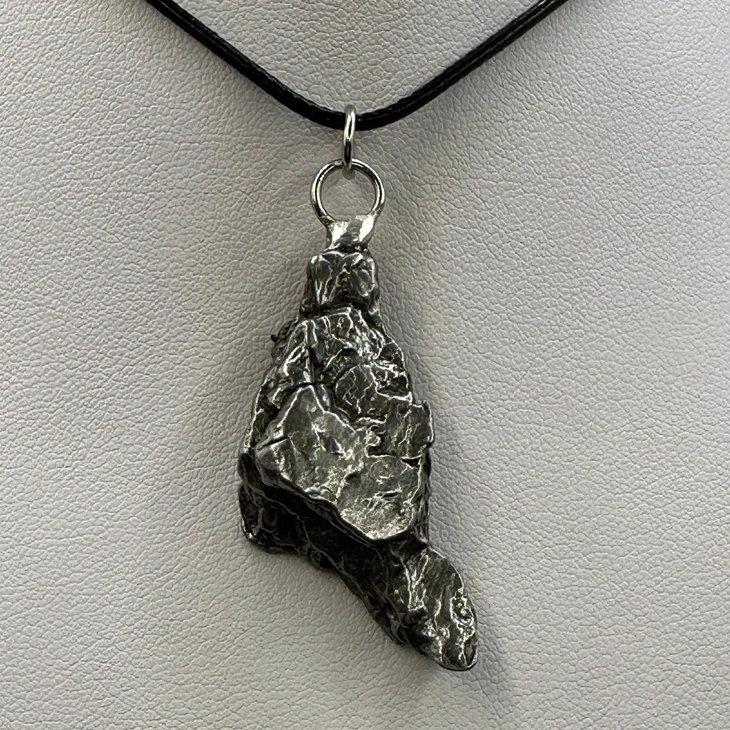 Beautiful Meteorite Campo del Cielo Pendant 17.03 grams, Astronomy Gift, Authentic Meteorite, Meteorite Jewelry, Meteorite Pendant, COA