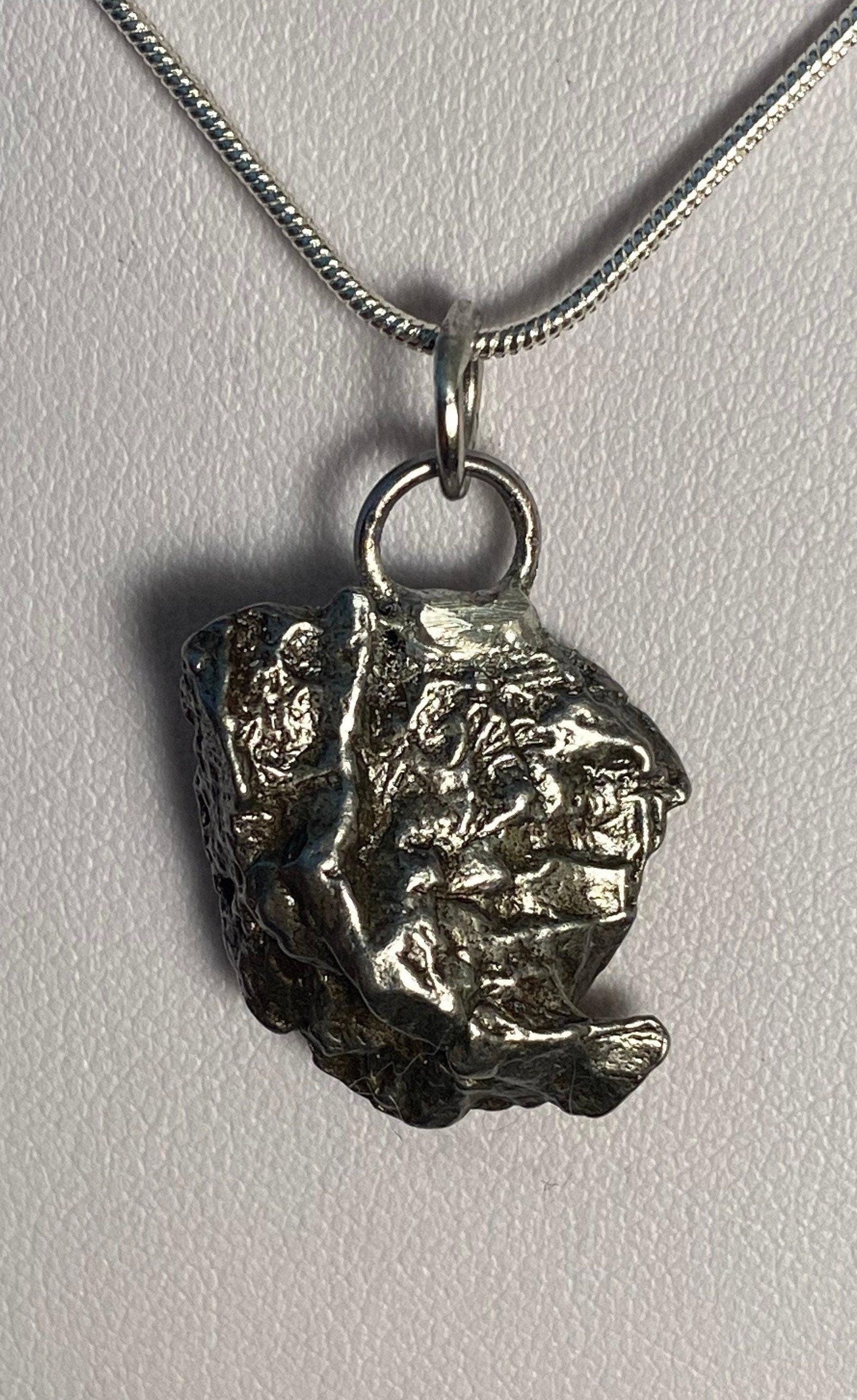 Campo del Cielo Meteorite Pendant 9.34 grams, a gift from the cosmos