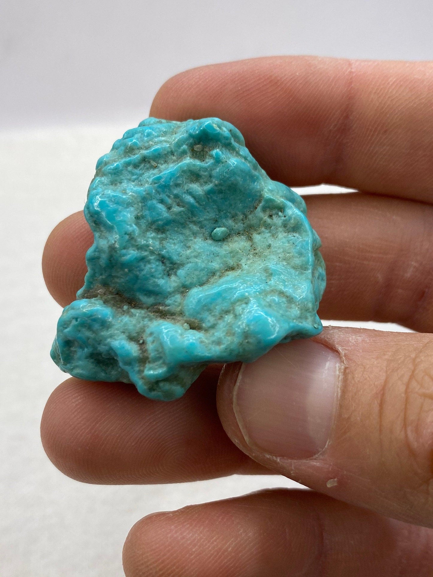 Beautiful High Quality Kingman Turquoise, Nugget, Ithaca Peak, Rock Collection, Reiki, Arizona, Arizona Turquoise, 14.61 grams|73.05 carats