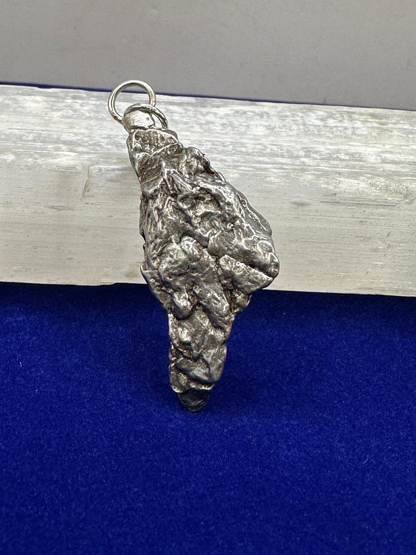 Beautiful Meteorite Campo del Cielo Pendant 17.03 grams, Astronomy Gift, Authentic Meteorite, Meteorite Jewelry, Meteorite Pendant, COA