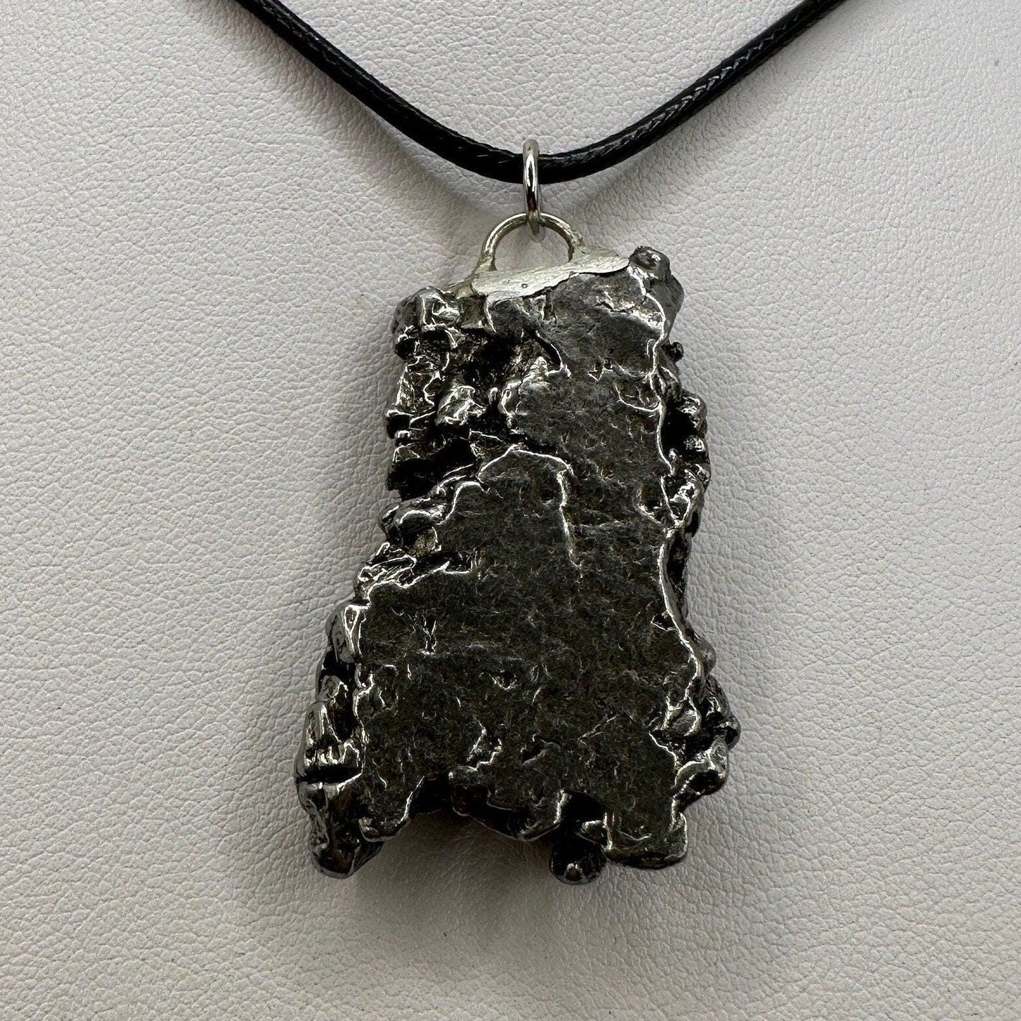 Beautiful Meteorite Campo del Cielo Pendant 34.89 grams, Astronomy Gift, Authentic Meteorite, Meteorite Jewelry, Meteorite Pendant, COA