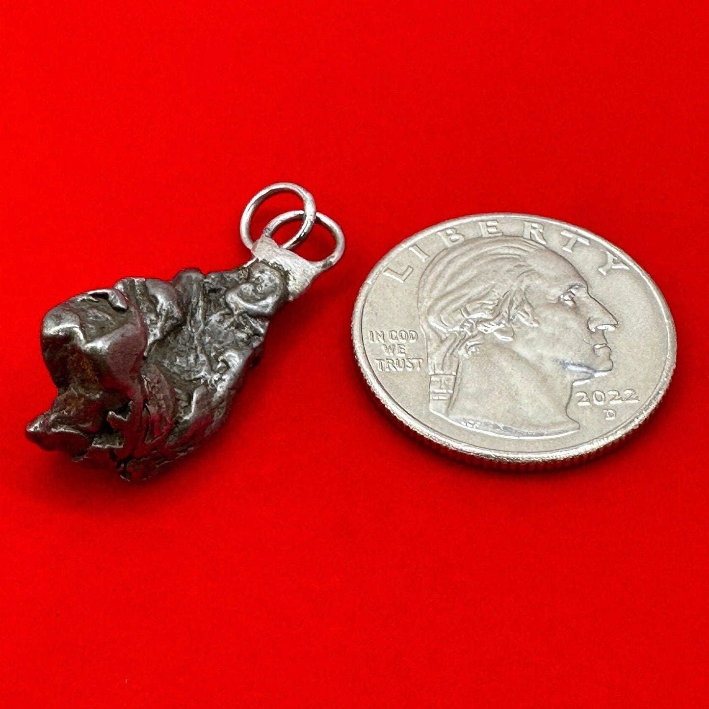 Beautiful Natan Meteorite Pendant, Natan, Iron Meteorite, Astronomy Gift, Space Gift, Meteorite Jewelry, Meteorite Pendant, 7.96 Grams