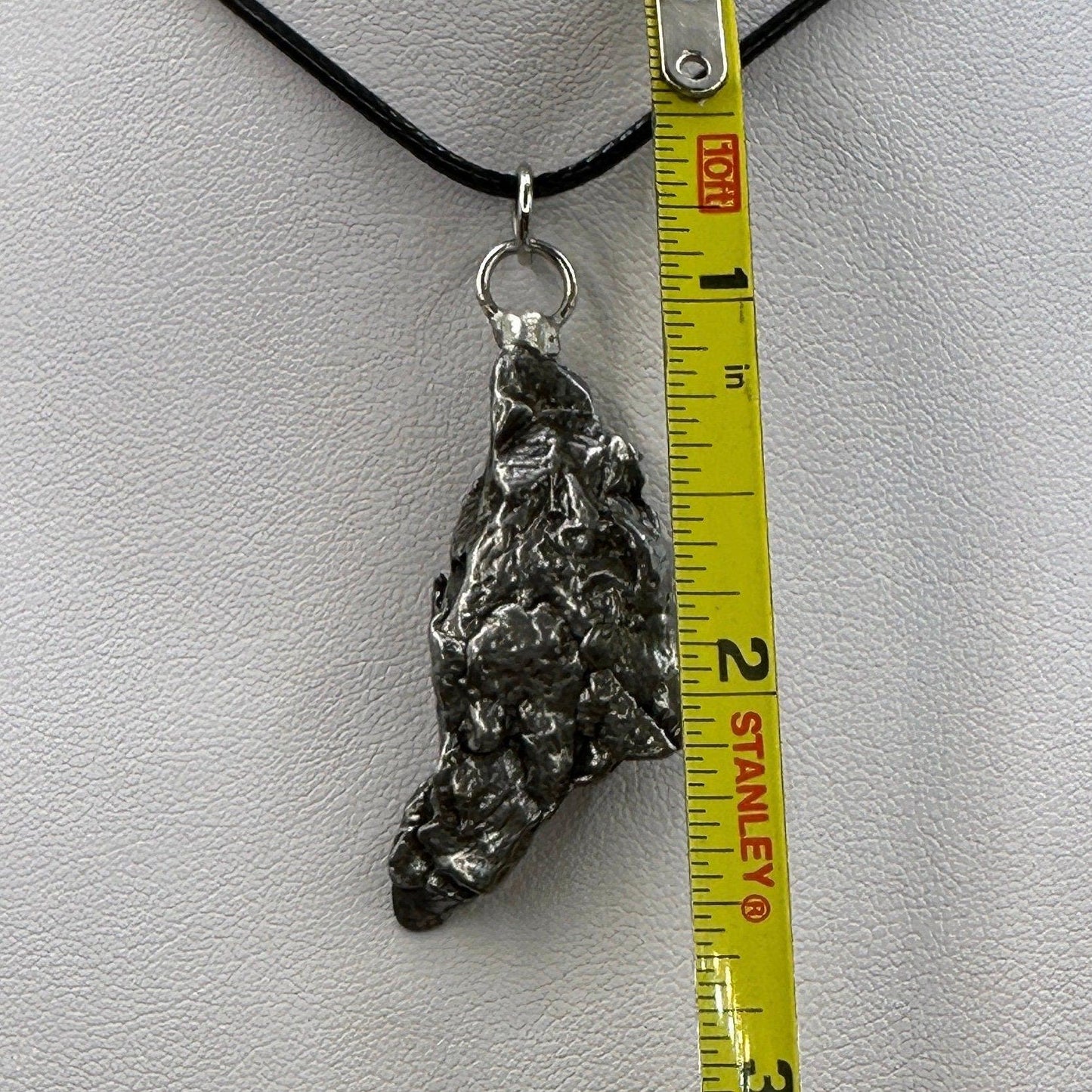 Beautiful Meteorite Campo del Cielo Pendant 17.03 grams, Astronomy Gift, Authentic Meteorite, Meteorite Jewelry, Meteorite Pendant, COA