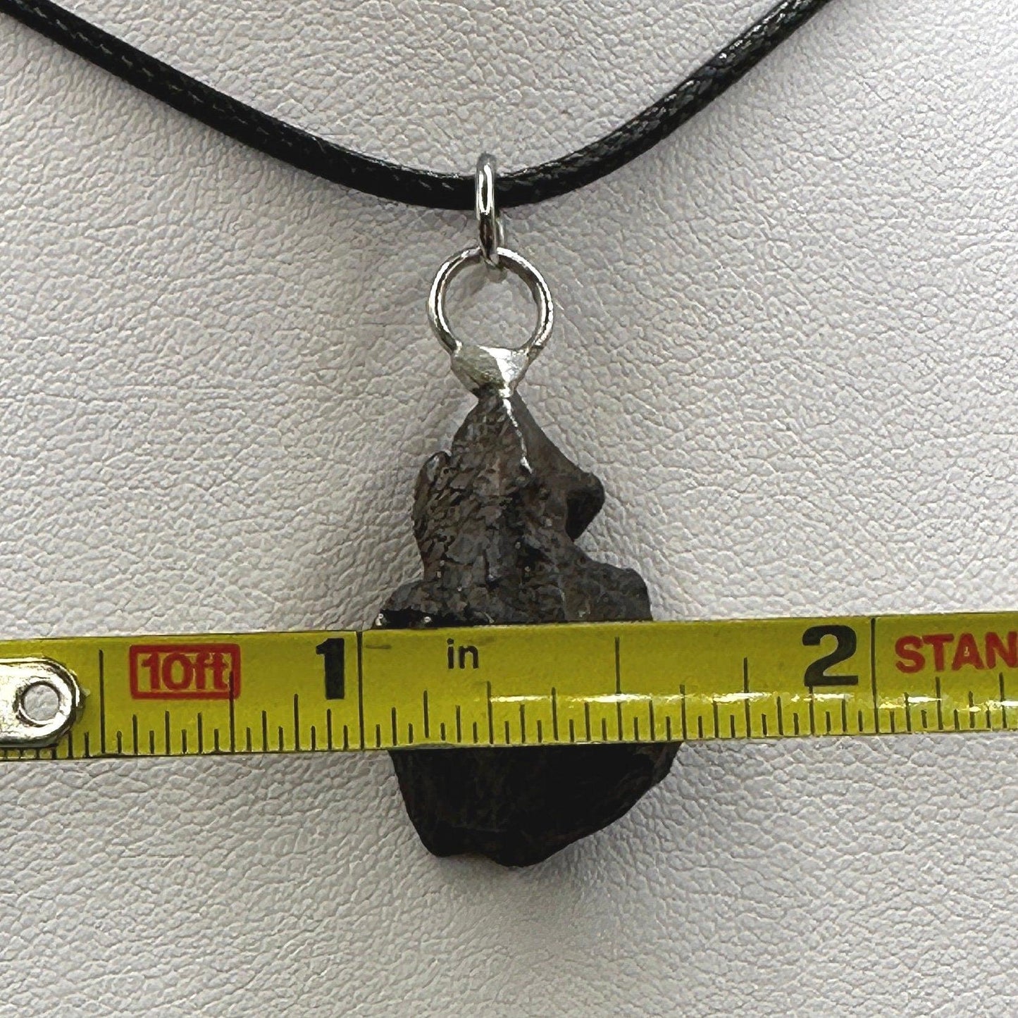 Rare Canyon Diablo Meteorite Pendant 9.74 grams, Beautiful and unique meteorite formation, Astronomy Gift, Space Gift, Iron Meteorite