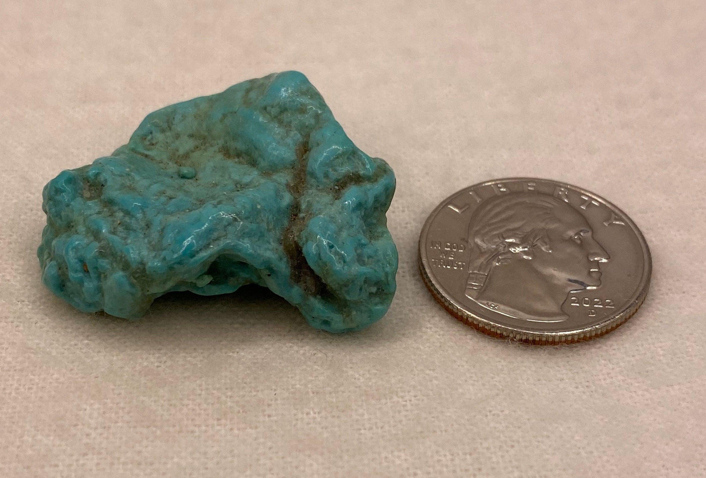 Beautiful High Quality Kingman Turquoise, Nugget, Ithaca Peak, Rock Collection, Reiki, Arizona, Arizona Turquoise, 14.61 grams|73.05 carats