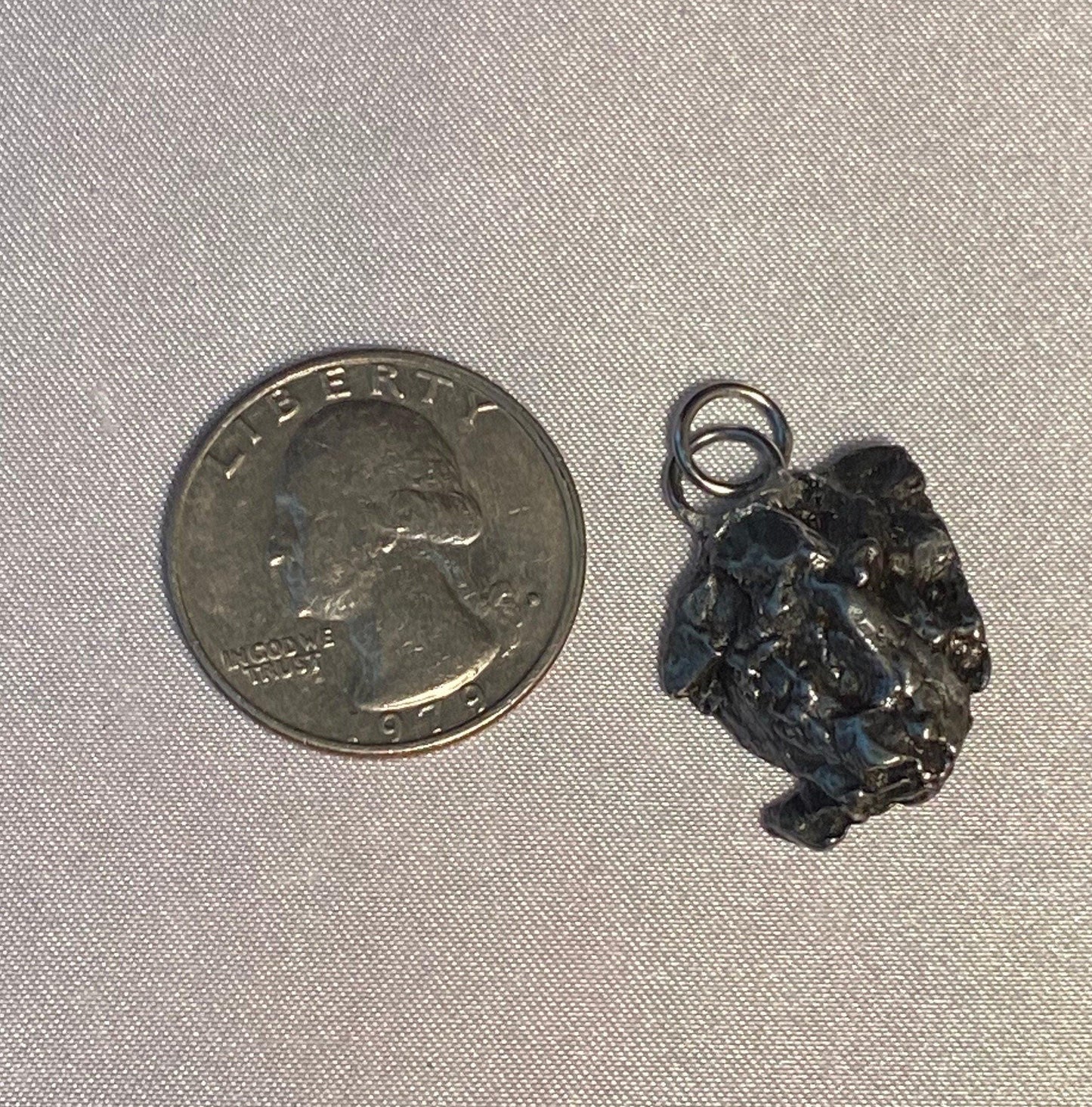 Campo del Cielo Meteorite Pendant 9.34 grams, a gift from the cosmos