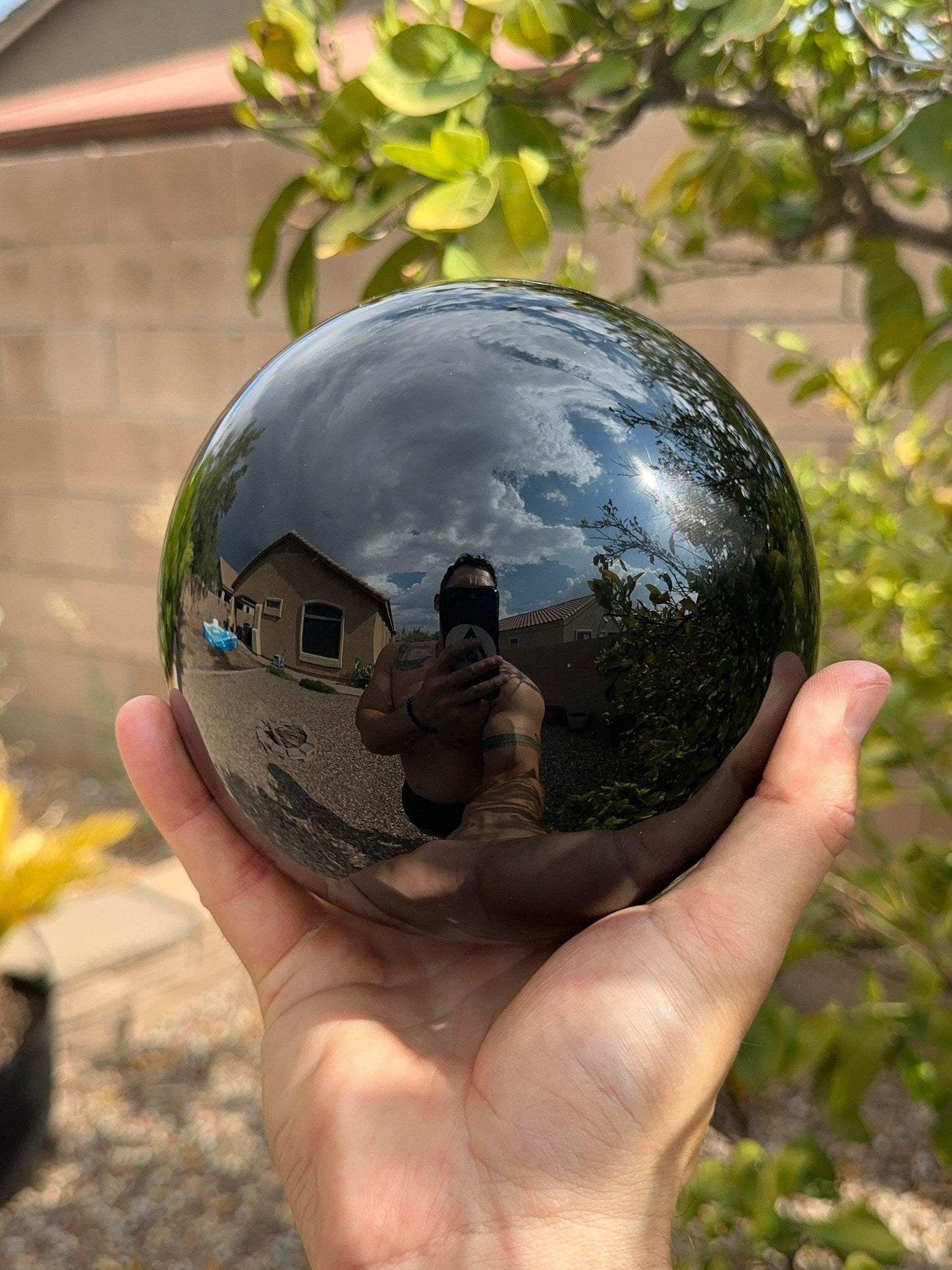 Obsidian Sphere, Polished Obsidian, Crystal Sphere, Obsidian, Energy work, Protection, Reiki Energy, Dragon Glass, 4 lbs 10.2 ounces