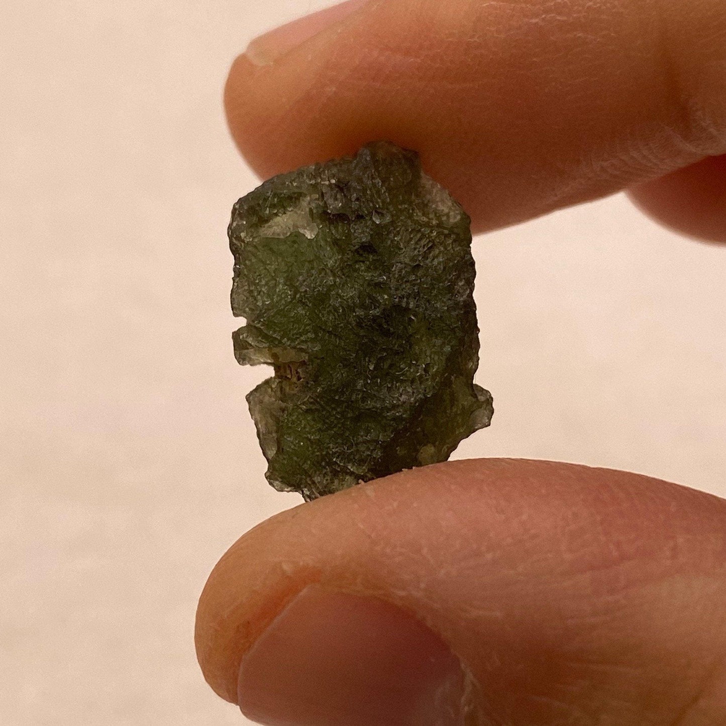 Moldavite Tektite Specimen, High Quality, Transformation, Manifestation, Rock Collection, Reiki, Energy Work, Moldavite Crystal, 2.18 grams