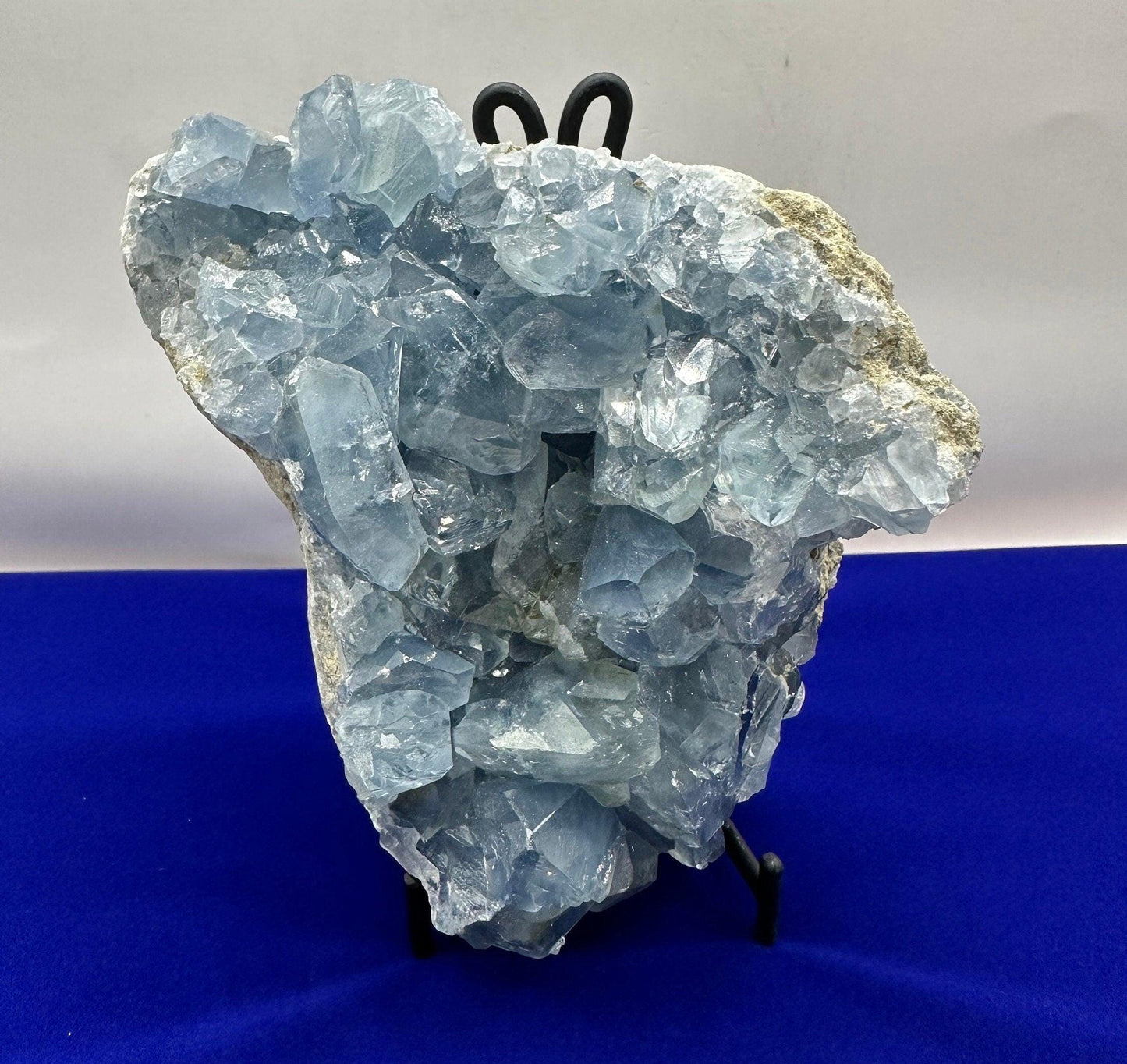 Beautiful Celestite Crystal Cluster, Natural Celestite Crystal Formation, Home Decor, Crystal Collection, Madagascar Celestite, 2 lbs 5.8 oz