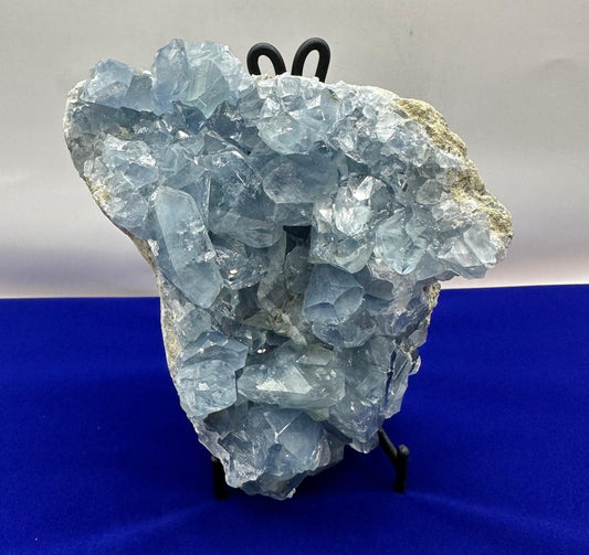 Beautiful Celestite Crystal Cluster, Natural Celestite Crystal Formation, Home Decor, Crystal Collection, Madagascar Celestite, 2 lbs 5.8 oz