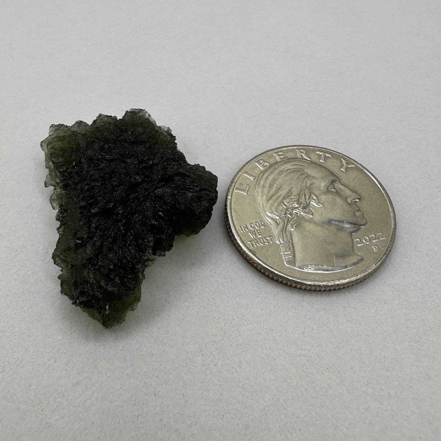 Moldavite Tektite Specimen, Authentic Moldavite, Transformation, Manifestation, Reiki, Authentic Moldavite Specimen, 7.40 grams|37 carats