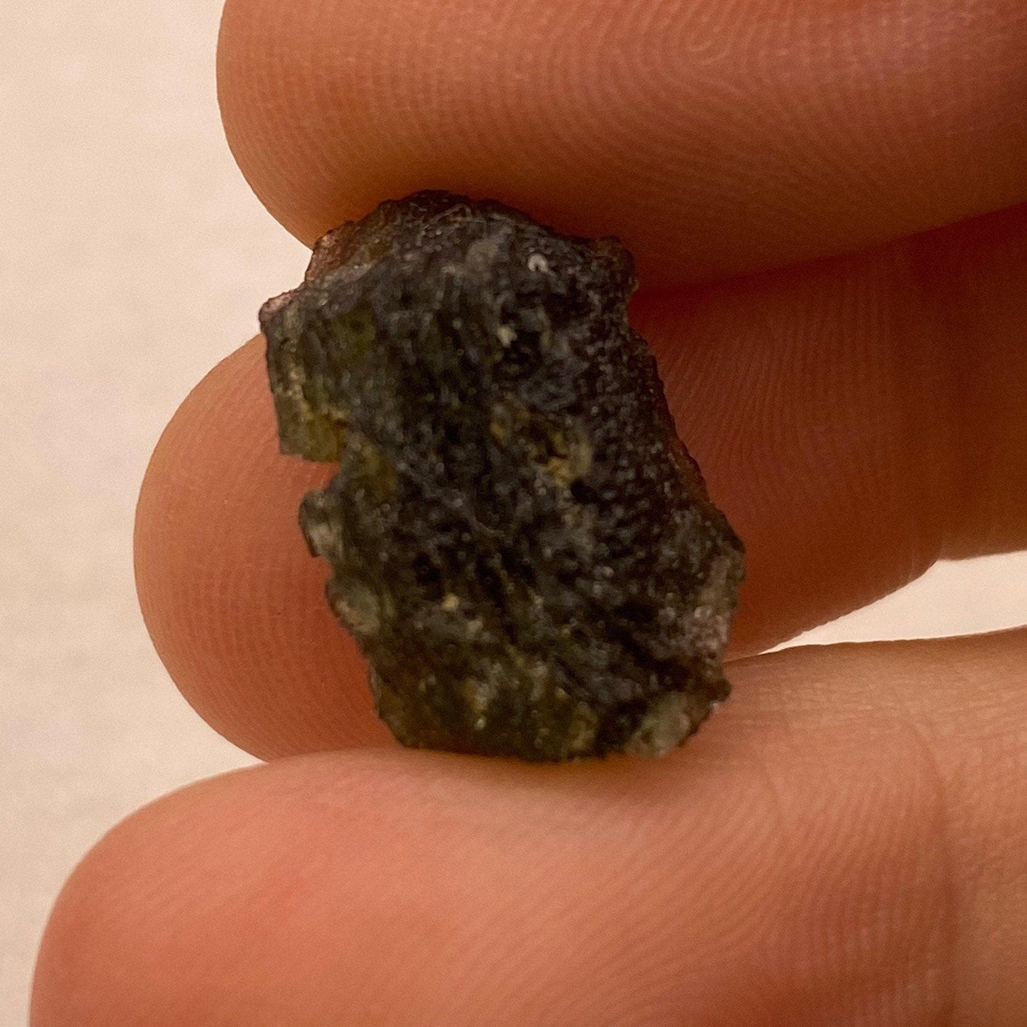 Moldavite Tektite Specimen, High Quality, Transformation, Manifestation, Rock Collection, Reiki, Energy Work, Moldavite Crystal, 2.18 grams