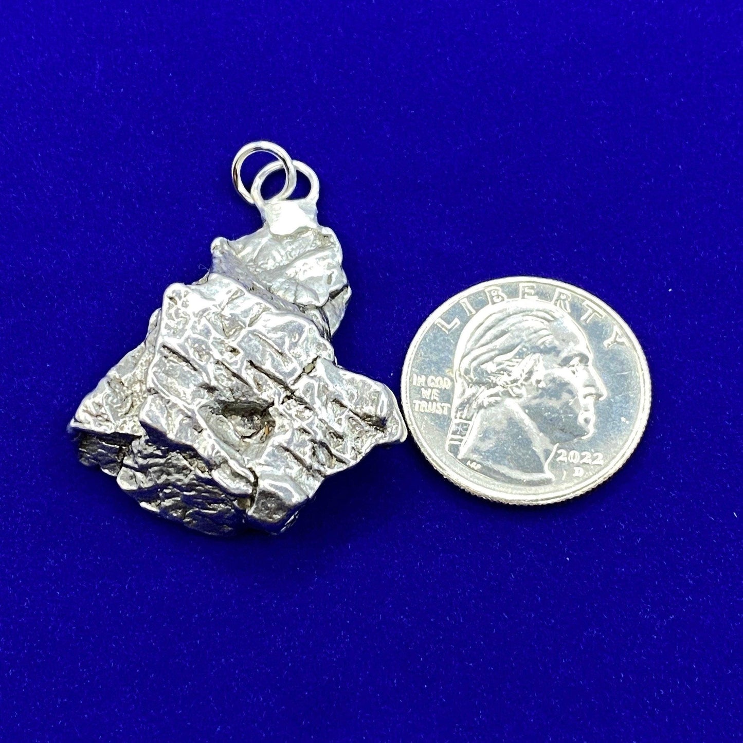 Unique Campo del Cielo Meteorite Pendant, Genuine Meteorite, Astronomy Gift, Space gift, Reiki, Meteorite Pendant, Iron Meteorite, 28.62g