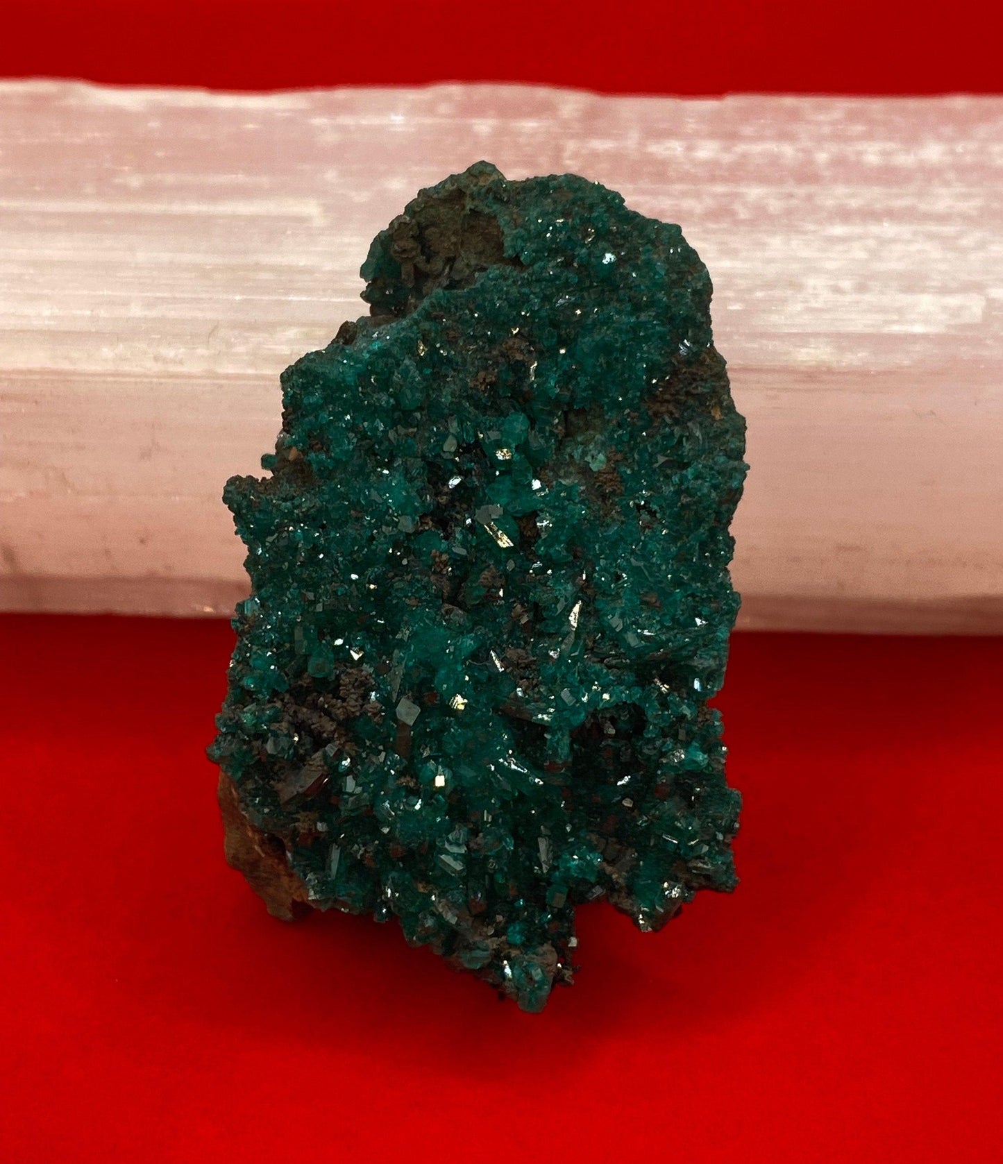 Dioptase, Dioptase Crystal, Deep Emerald Green Color, Authentic, Congo, Reiki, Heart Chakra, Compassion, Financial Abundance, 14.31 grams