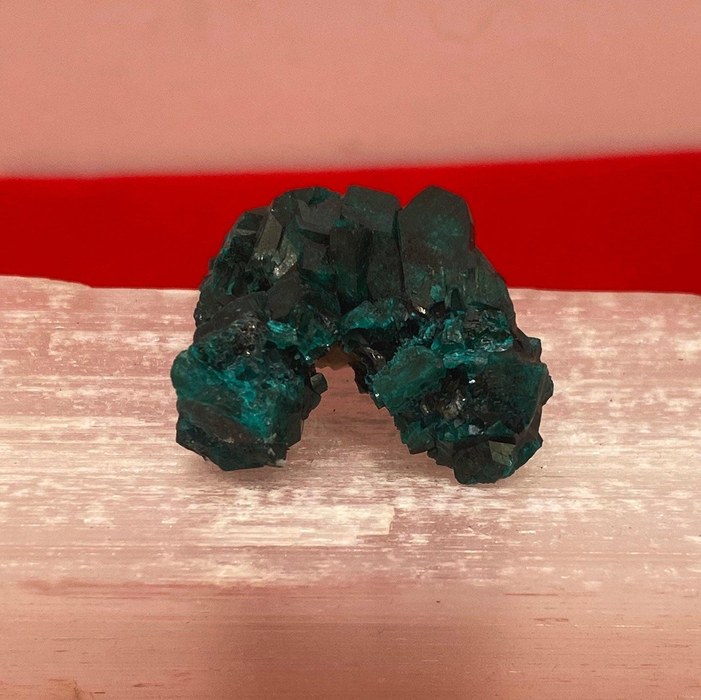 Dioptase, Dioptase Crystal, Deep Emerald Green Color, Authentic, Congo, Reiki, Heart Chakra, Compassion, Financial Abundance, 6.54 grams