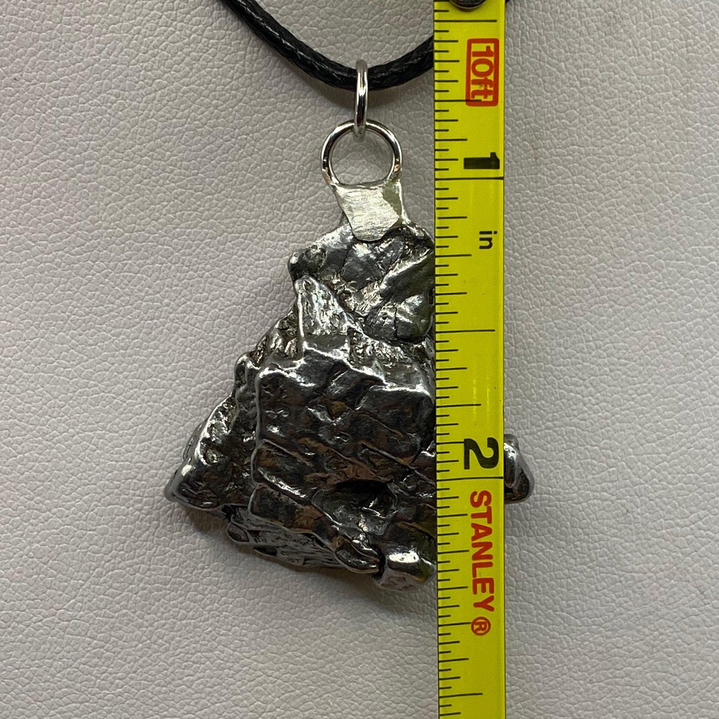 Unique Campo del Cielo Meteorite Pendant, Genuine Meteorite, Astronomy Gift, Space gift, Reiki, Meteorite Pendant, Iron Meteorite, 28.62g