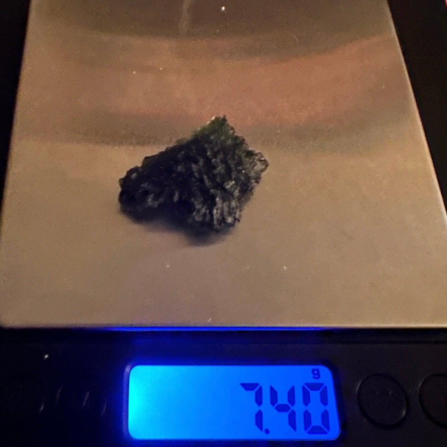 Moldavite Tektite Specimen, Authentic Moldavite, Transformation, Manifestation, Reiki, Authentic Moldavite Specimen, 7.40 grams|37 carats