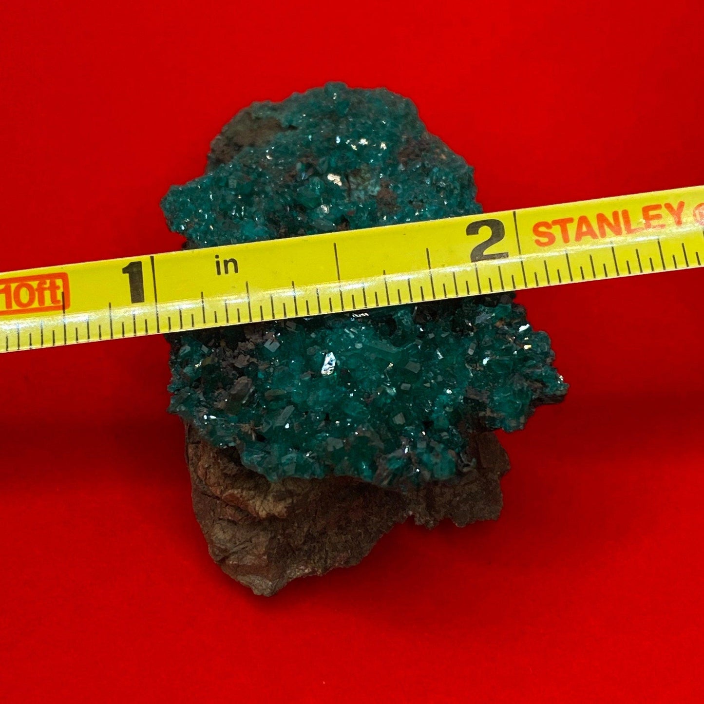 Dioptase, Dioptase Crystal, Deep Emerald Green Color, Authentic, Congo, Reiki, Heart Chakra, Compassion, Financial Abundance, 14.31 grams