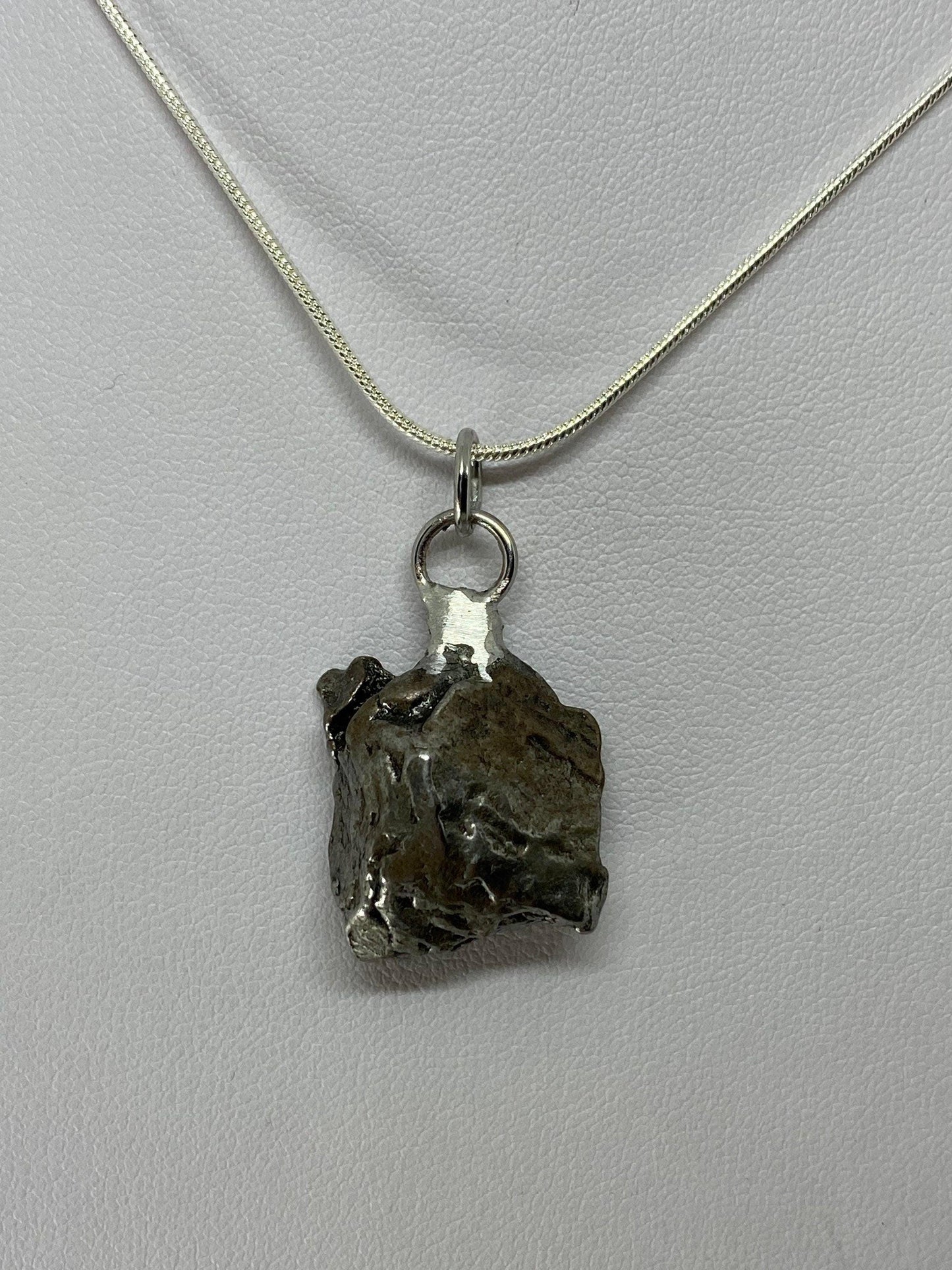 Rare Meteorite Campo del Cielo Pendant 14.35 grams, Beautiful formation, a gift from the cosmos, free shipping!