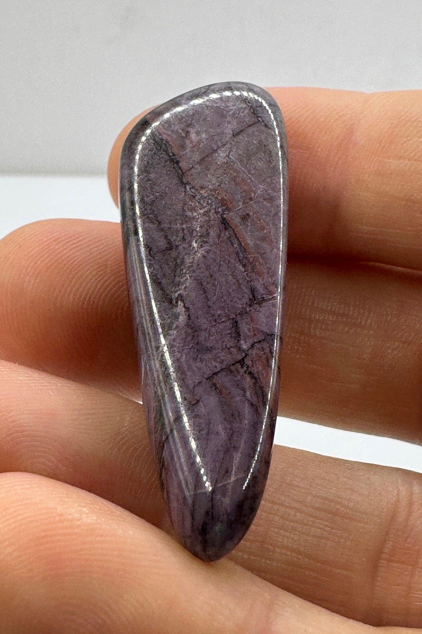 Sugalite Specimen, Polished Sugalite, Rare Sugalite, Inner Peace, South African, Reiki Energy Work, Authentic Sugalite, 12.64 grams