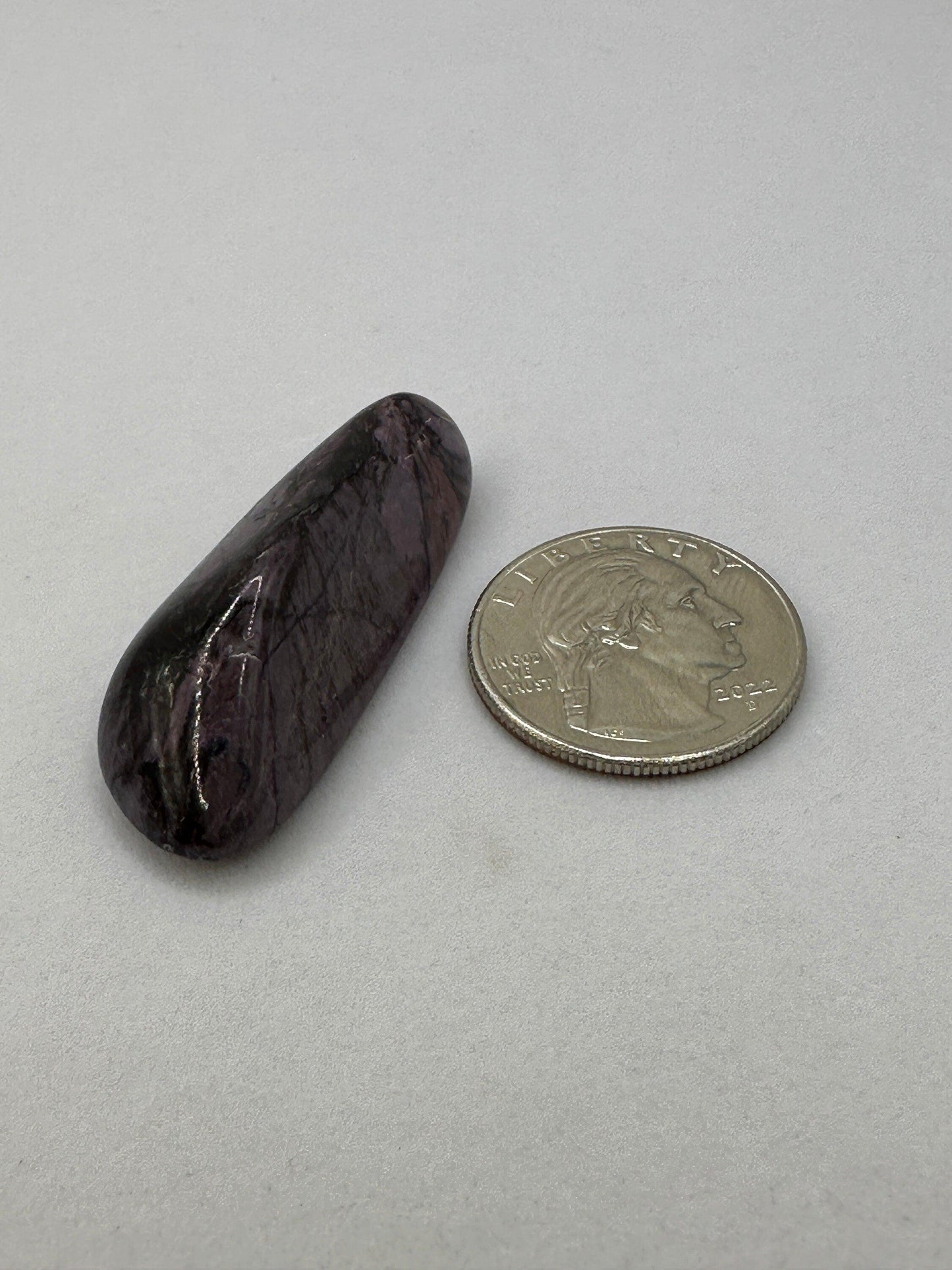 Sugalite Specimen, Polished Sugalite, Rare Sugalite, Inner Peace, South African, Reiki Energy Work, Authentic Sugalite, 12.64 grams