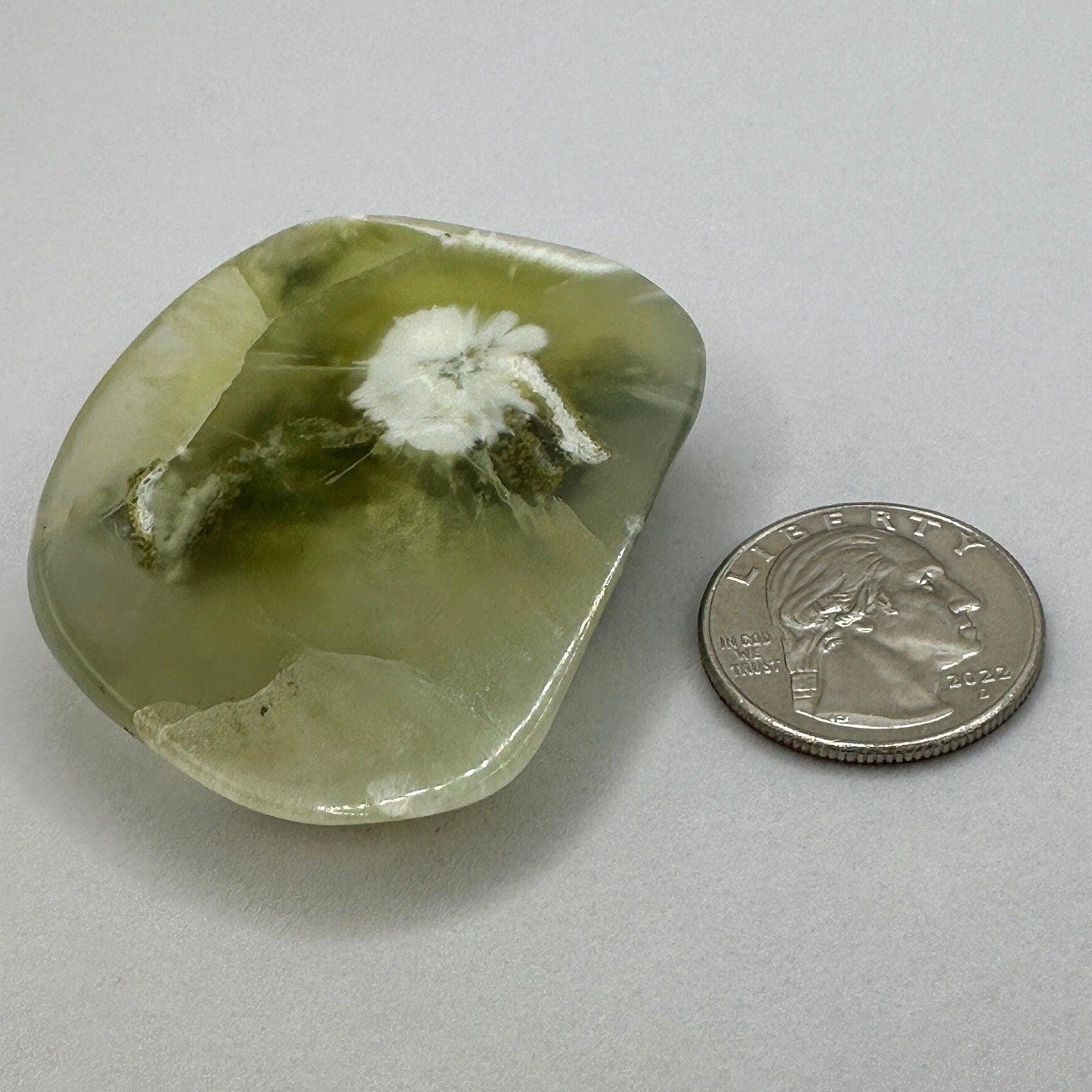 Prehnite Naturalite, Banana Slice Prehnite, Top Quality Prehnite, Wave Hill, Australian Prehnite, Lucid Dreaming, 47.02 grams|235.1 carats