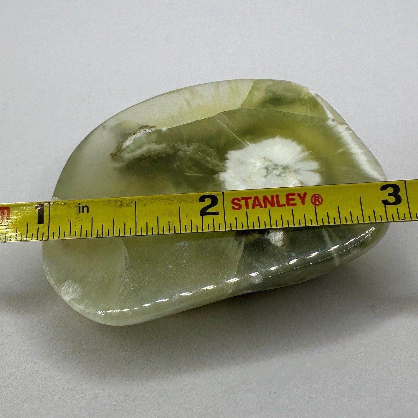 Prehnite Naturalite, Banana Slice Prehnite, Top Quality Prehnite, Wave Hill, Australian Prehnite, Lucid Dreaming, 47.02 grams|235.1 carats