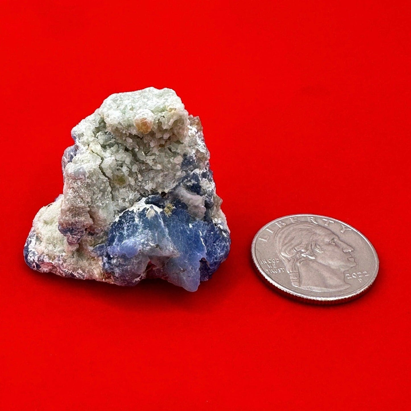 Afghanite Specimen, Rare Mineral, Third Eye Chakra, Mineral Collection, Reiki Healing, Blue Mineral, Natural Afghanite, 33.92 grams