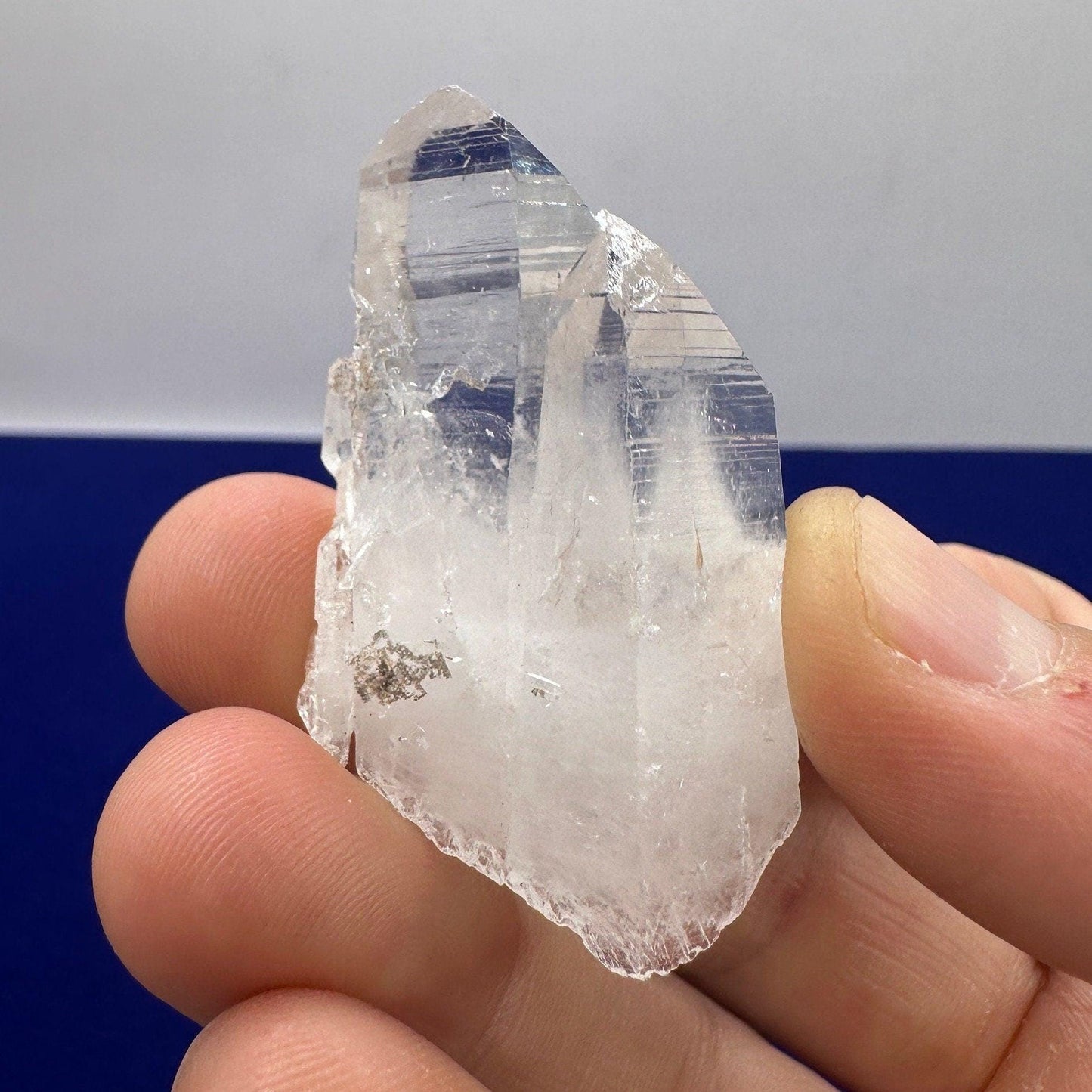 Lemurian Seed Crystal, Twin Crystal, Crystal, healing on all levels, Meditation, Reiki, Energy Healing, Rock Collection, 22.49 grams