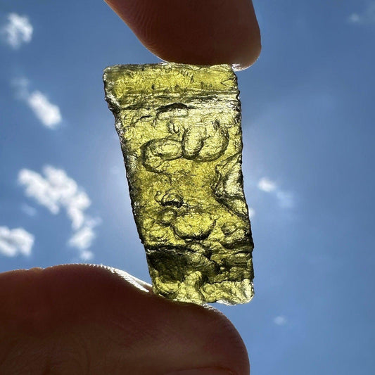 Moldavite Tektite Specimen, High Quality, Transformation, Manifestation, Reiki, Authentic Moldavite Specimen, 6.13 grams|30.65 carats