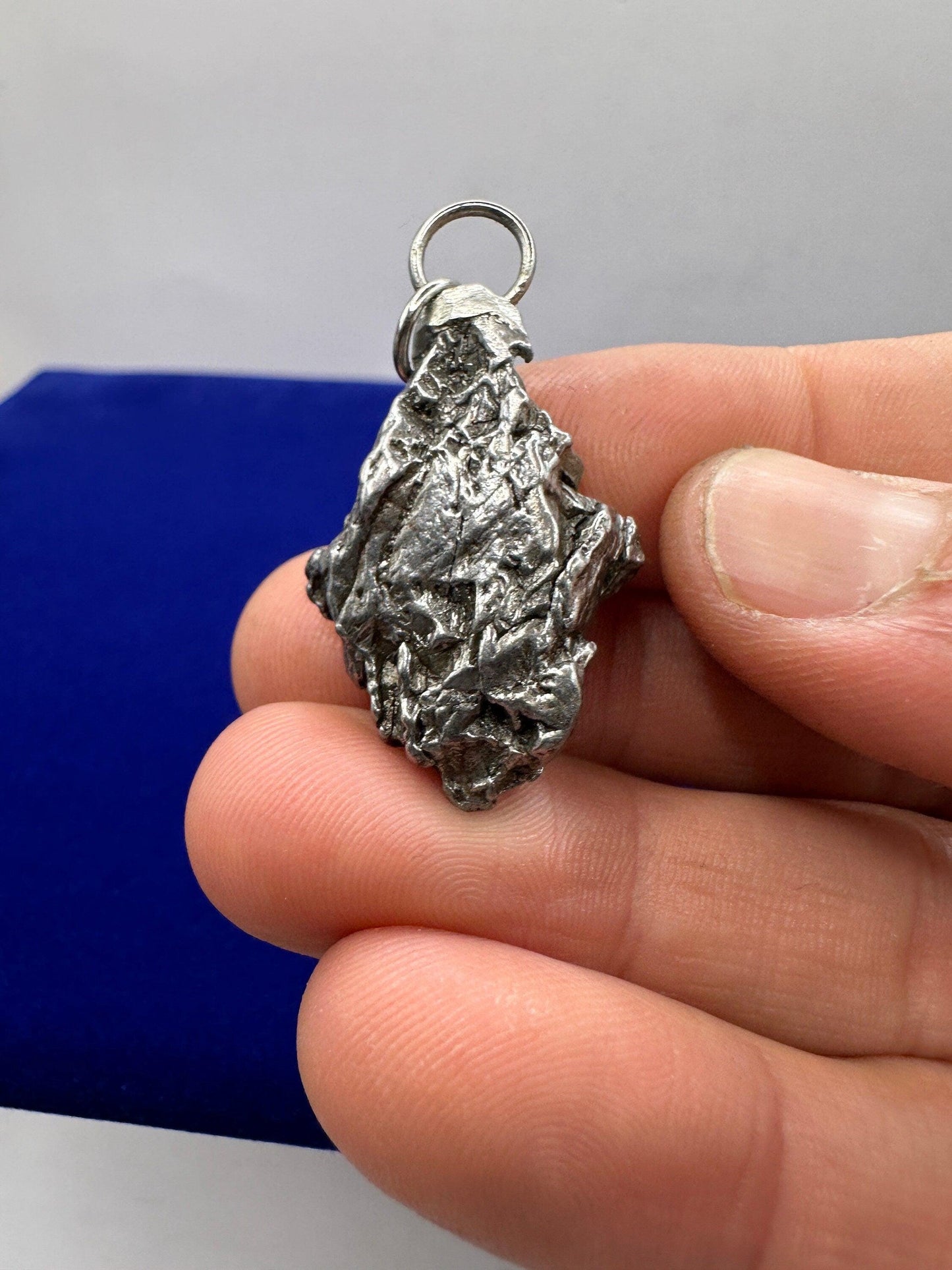 Campo del Cielo Meteorite Pendant, Astronomy Gift, Meteorite Jewelry, Iron Meteorite, Meteorite Pendant, COA, Astronomy Gift, 14.70 Grams