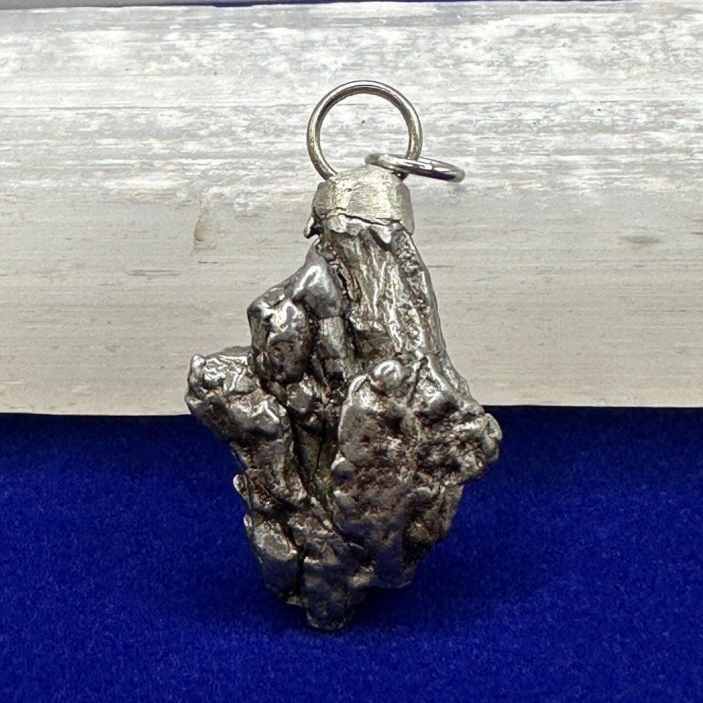 Campo del Cielo Meteorite Pendant, Astronomy Gift, Meteorite Jewelry, Iron Meteorite, Meteorite Pendant, COA, Astronomy Gift, 14.70 Grams