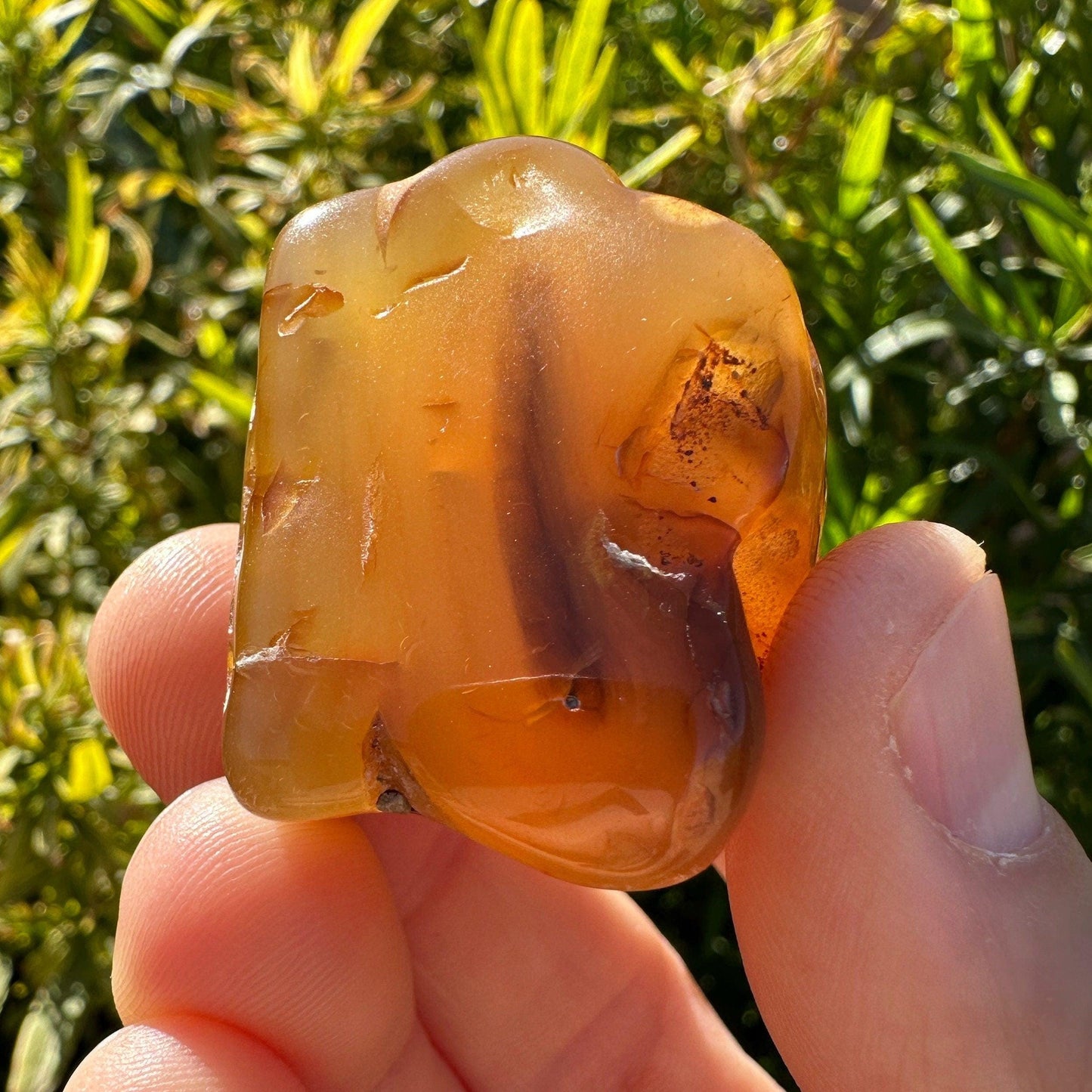 Beautiful Tumbled Carnelian, Arizona Carnelian, Rock Collection, Tumbled Stone, Carnelian, 38.59 grams