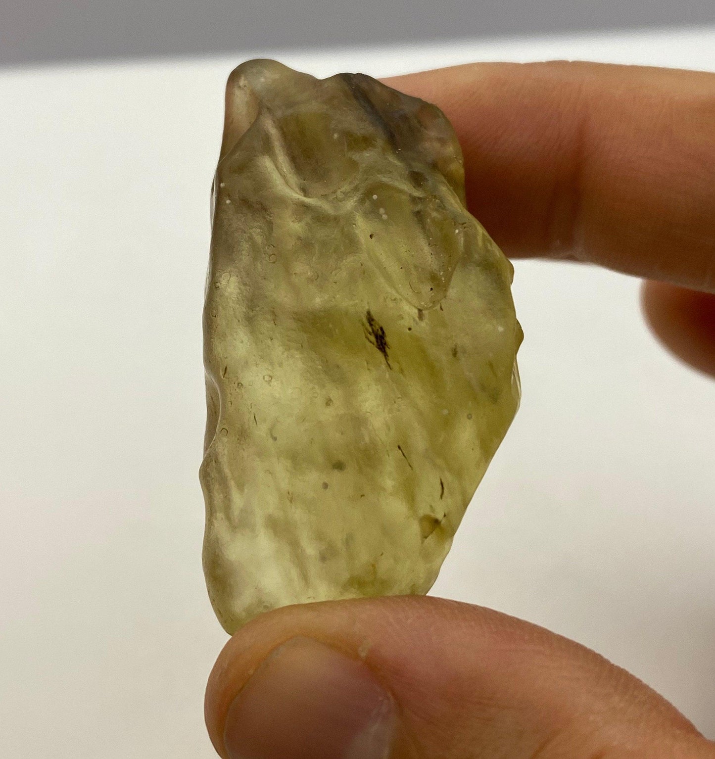 Libyan Desert Glass, Rare Green Color, Reiki, Libyan Gold Tektite, Golden Moldavite, Manifestation, Astronomy Gift, 26.04 grams