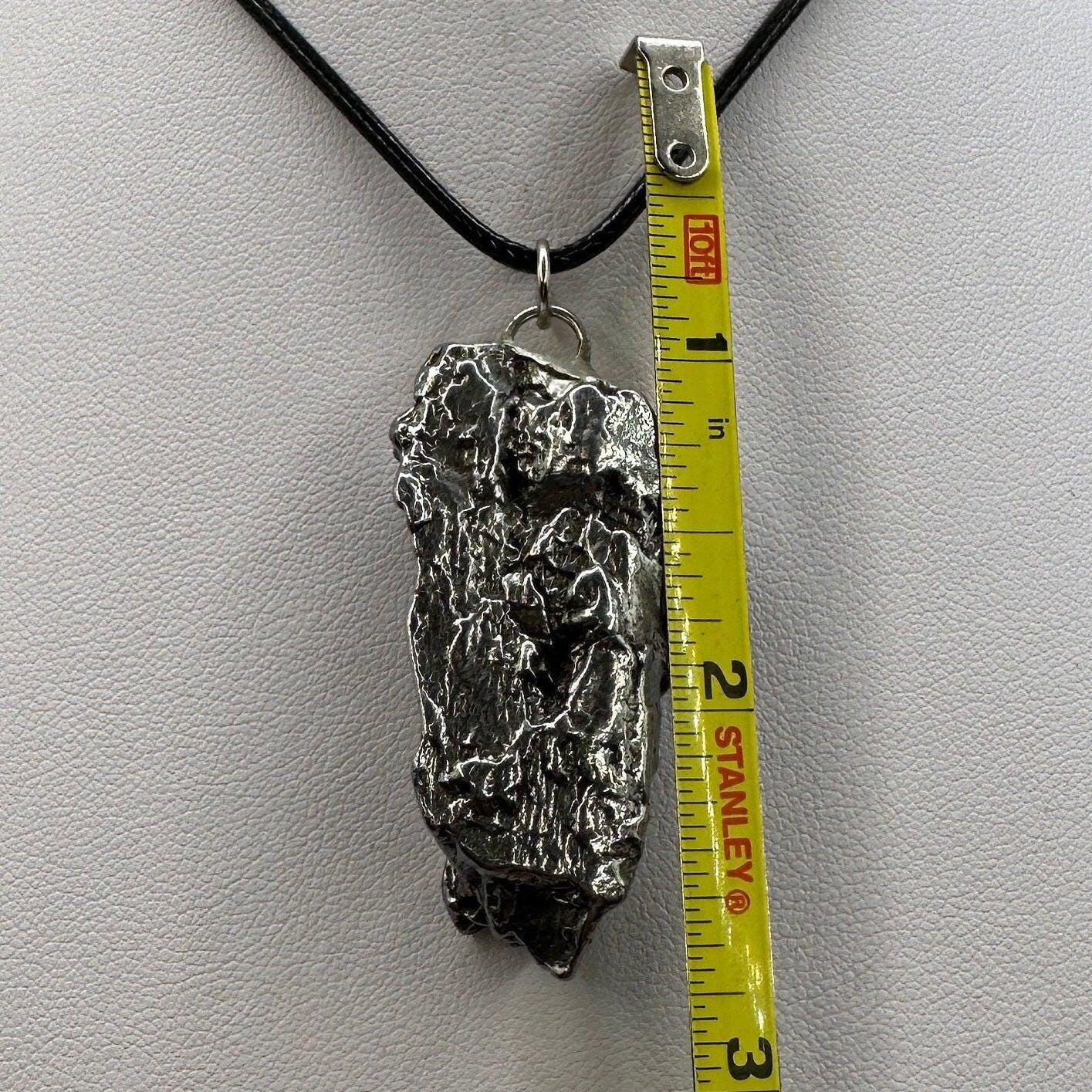 Campo del Cielo Meteorite Pendant, Astronomy Gift, Meteorite Jewelry, Iron Meteorite, Meteorite Pendant, COA, Astronomy Gift, 55.06 Grams