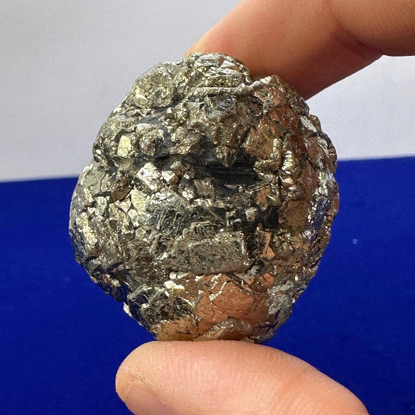 Golden Prophecy Stone, Rare and Unique, Marcasite Nodule, Crystal of Protection, Pyrite, Reiki, Rock Collection, Transformation, 87.56 grams