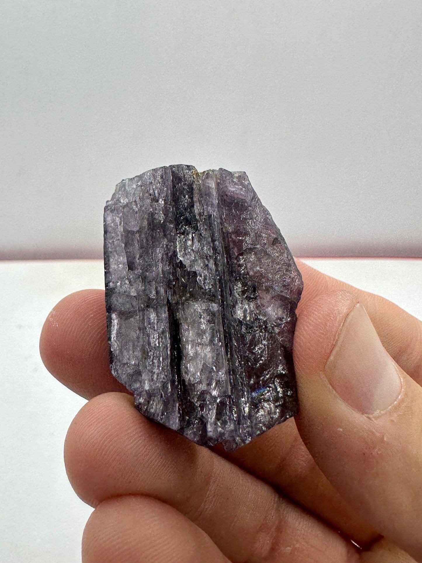 Purple Scapolite Crystal, Scapolite, Rare Crystal, Crystal Collection,  Myanmar Scapolite, Self Transformation, 24.49 grams|122.45 carats