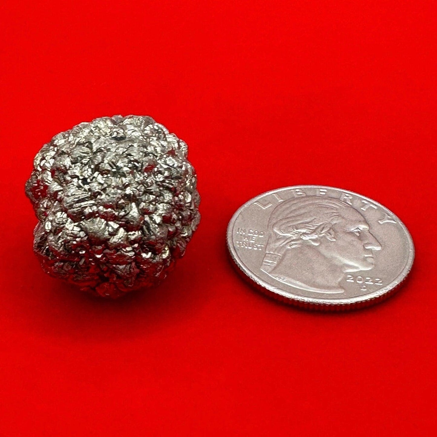 Golden Prophecy Stone: Marcasite Pyrite Nodule, Reiki Crystal, 24.58 grams