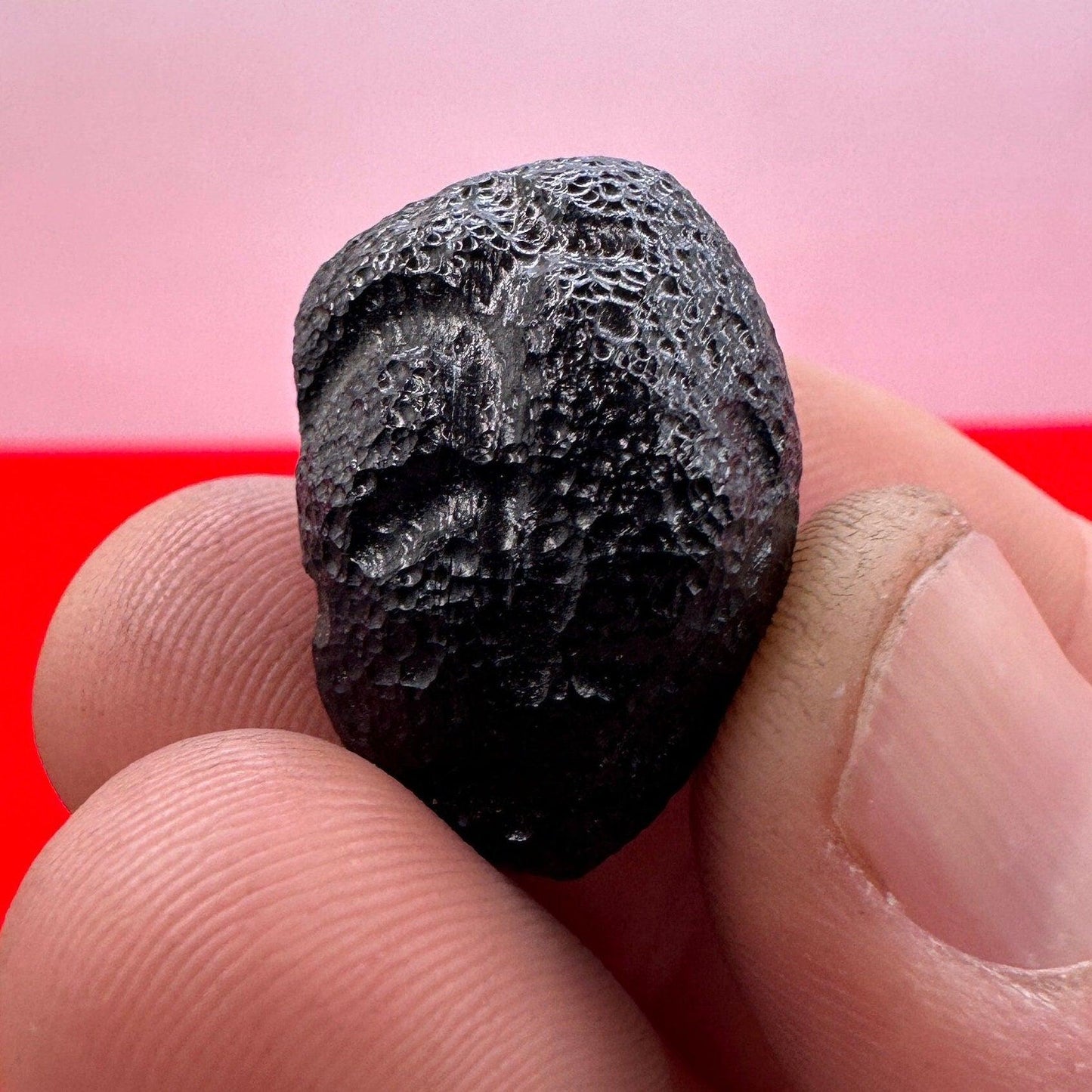 Rare and Beautiful Billitonite Tektite, Reiki, Batu Satam, Healing, Astronomy Gift, Meteorite and Tektite Collection, Tektite, 7.24 grams