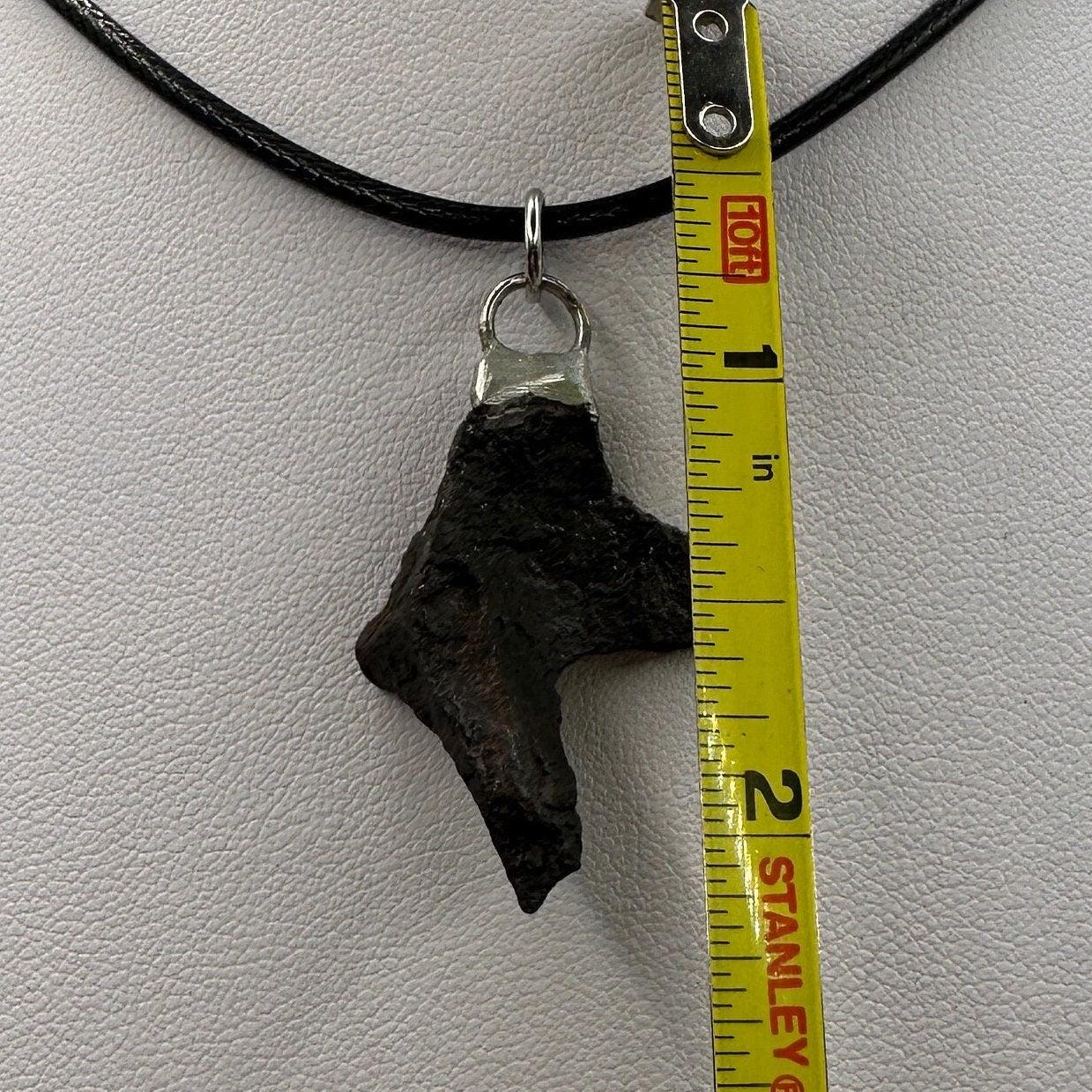 Rare Canyon Diablo Meteorite Pendant 6.59 grams, Beautiful and unique meteorite formation, Astronomy Gift, Space Gift, Iron Meteorite