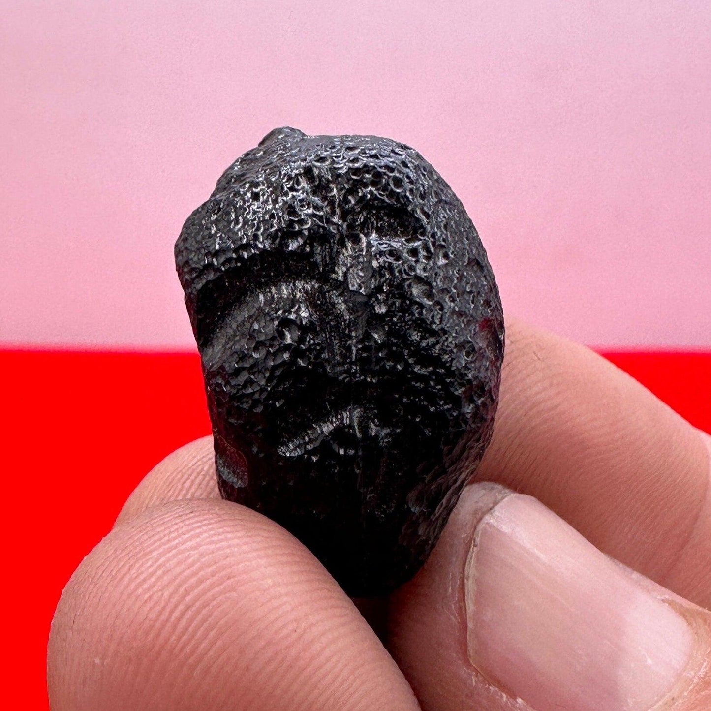 Rare and Beautiful Billitonite Tektite, Reiki, Batu Satam, Healing, Astronomy Gift, Meteorite and Tektite Collection, Tektite, 7.24 grams